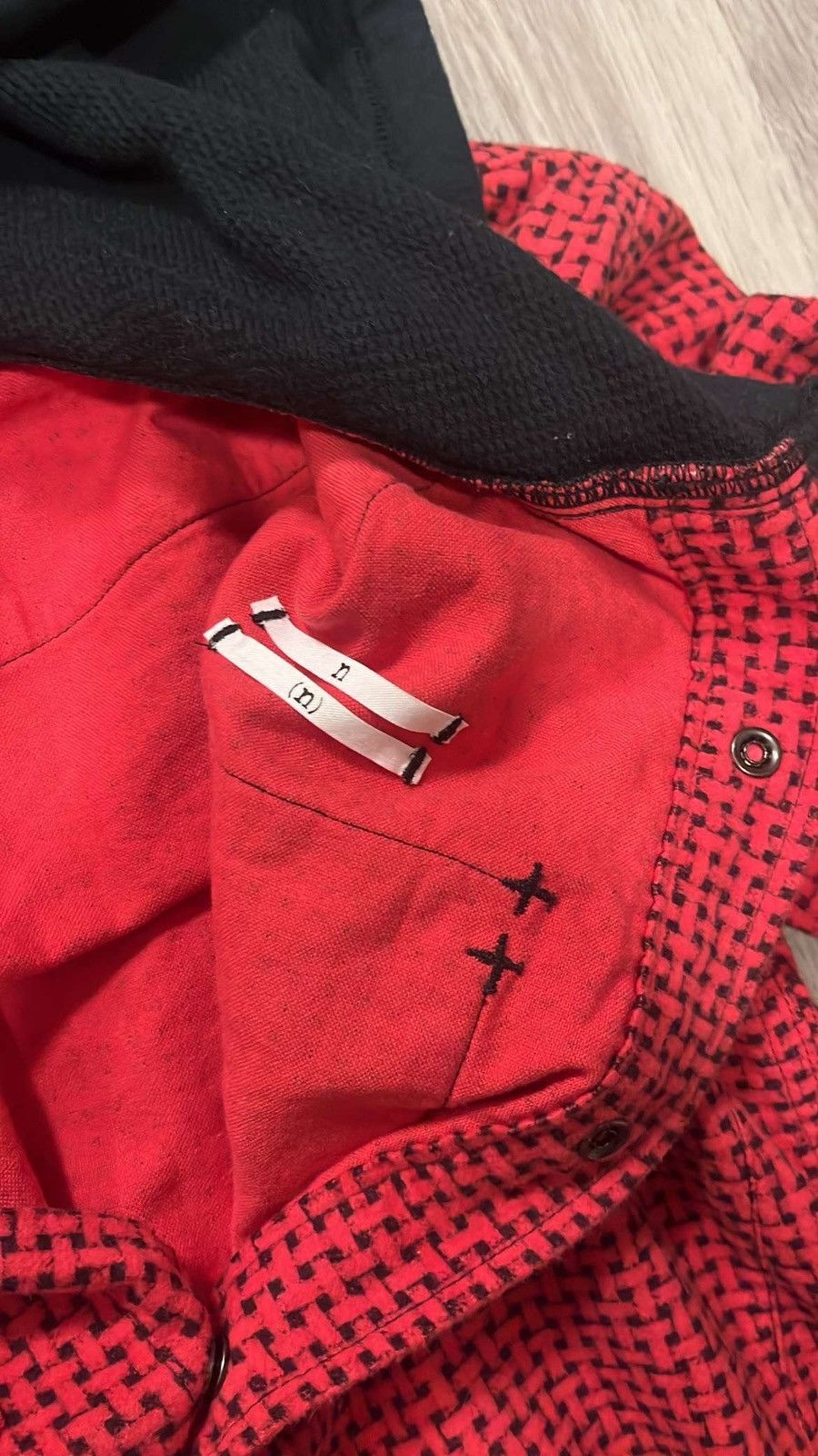 Number (N)ine Number (N)ine Hooded Flannel Size US M / EU 48-50 / 2 - 4 Thumbnail