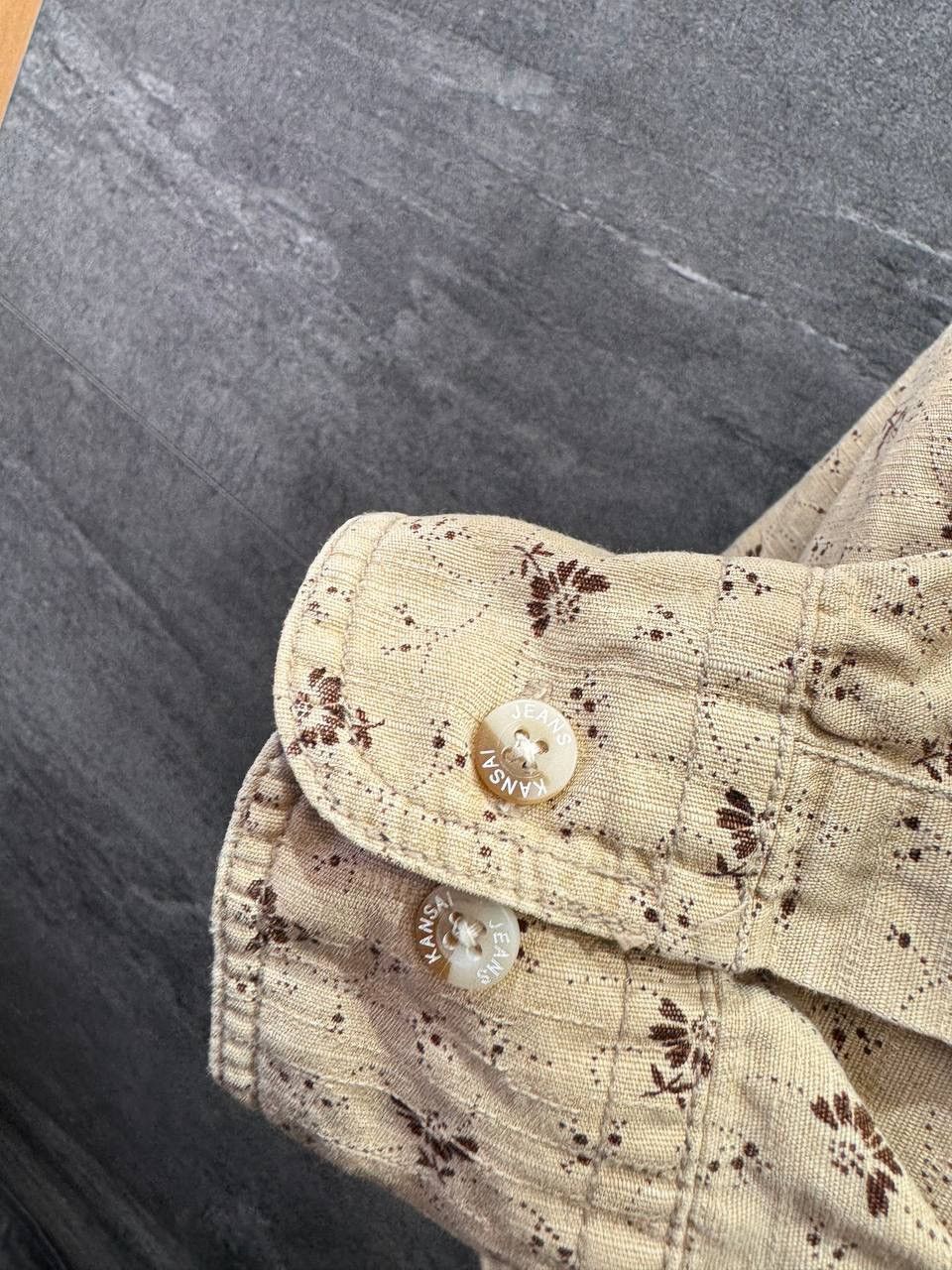 Kansai Yamamoto Kansai Jeans By Yamamoto Kansai Long Sleeve Button Up Shirt Size US M / EU 48-50 / 2 - 16 Thumbnail