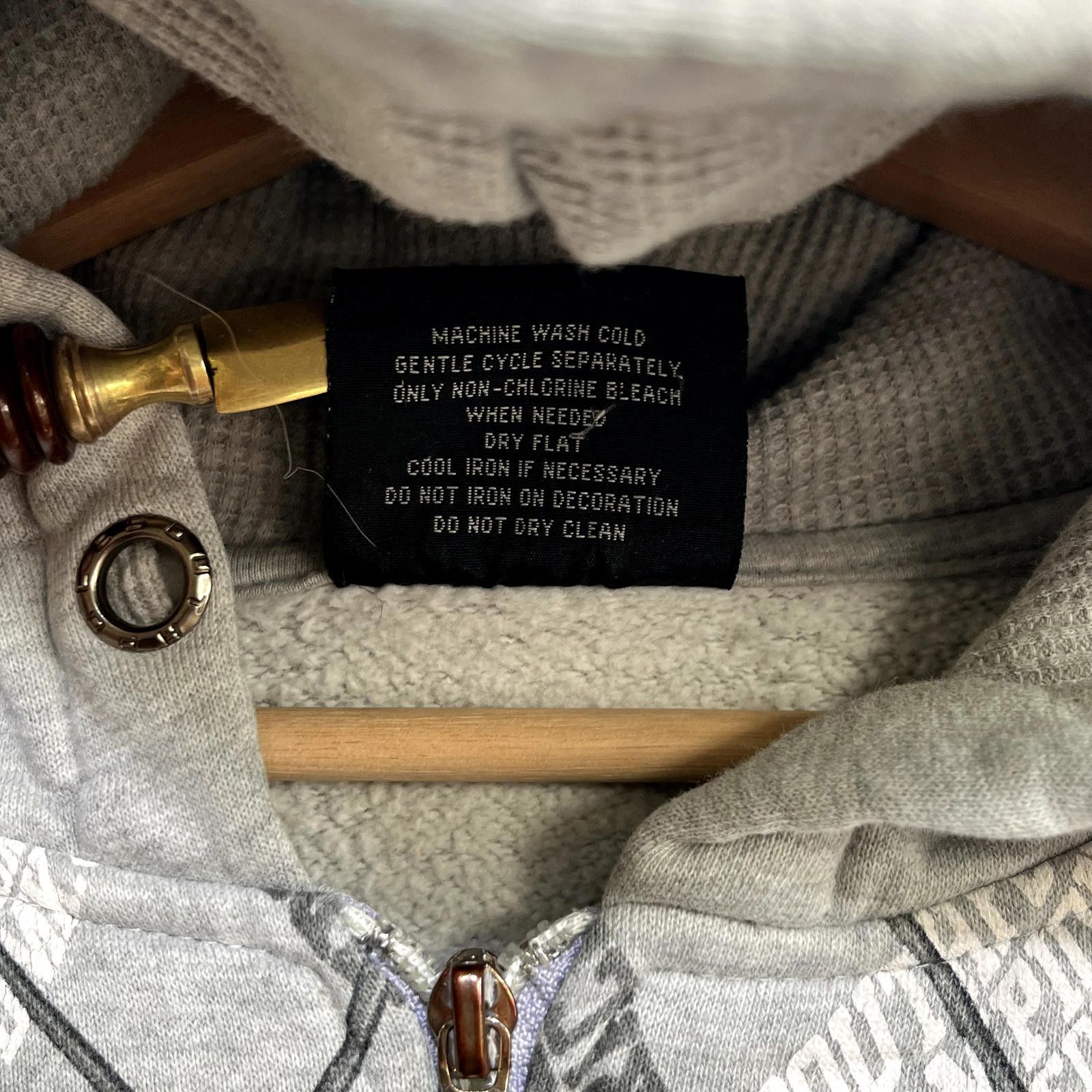 Southpole × Vintage Vintage Y2K South Pole Zip Up Hoodie XL Wire Fencing Print Size US 36 / EU 52 - 11 Thumbnail