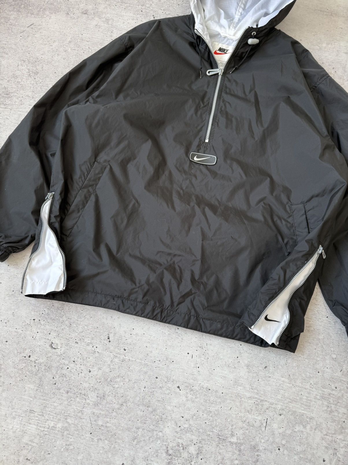 Nike Vintage Nike Center Swoosh Anorak Jacket Y2K Size L Size US L / EU 52-54 / 3 - 9 Thumbnail