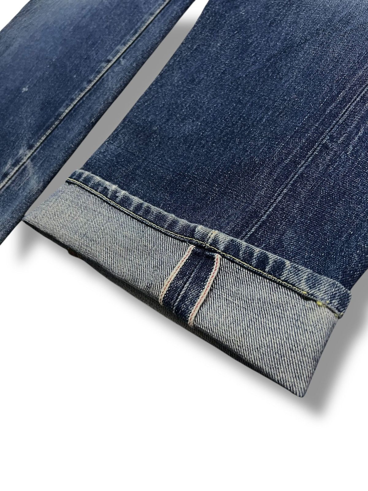 Japanese Brand Baggy Vintage Racy Blue & Co Selvedge Denim Japan Size US 33 - 8 Thumbnail