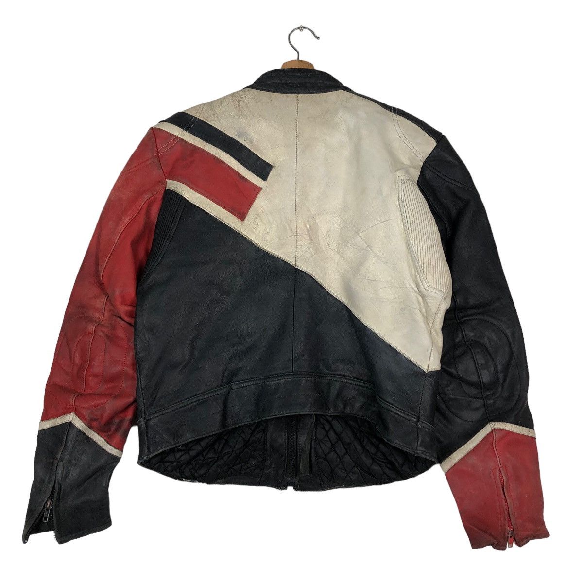 Hein Gericke 🔥Vintage Biker Racing Real Leather Jacket Raberg Japan Size US M / EU 48-50 / 2 - 8 Thumbnail