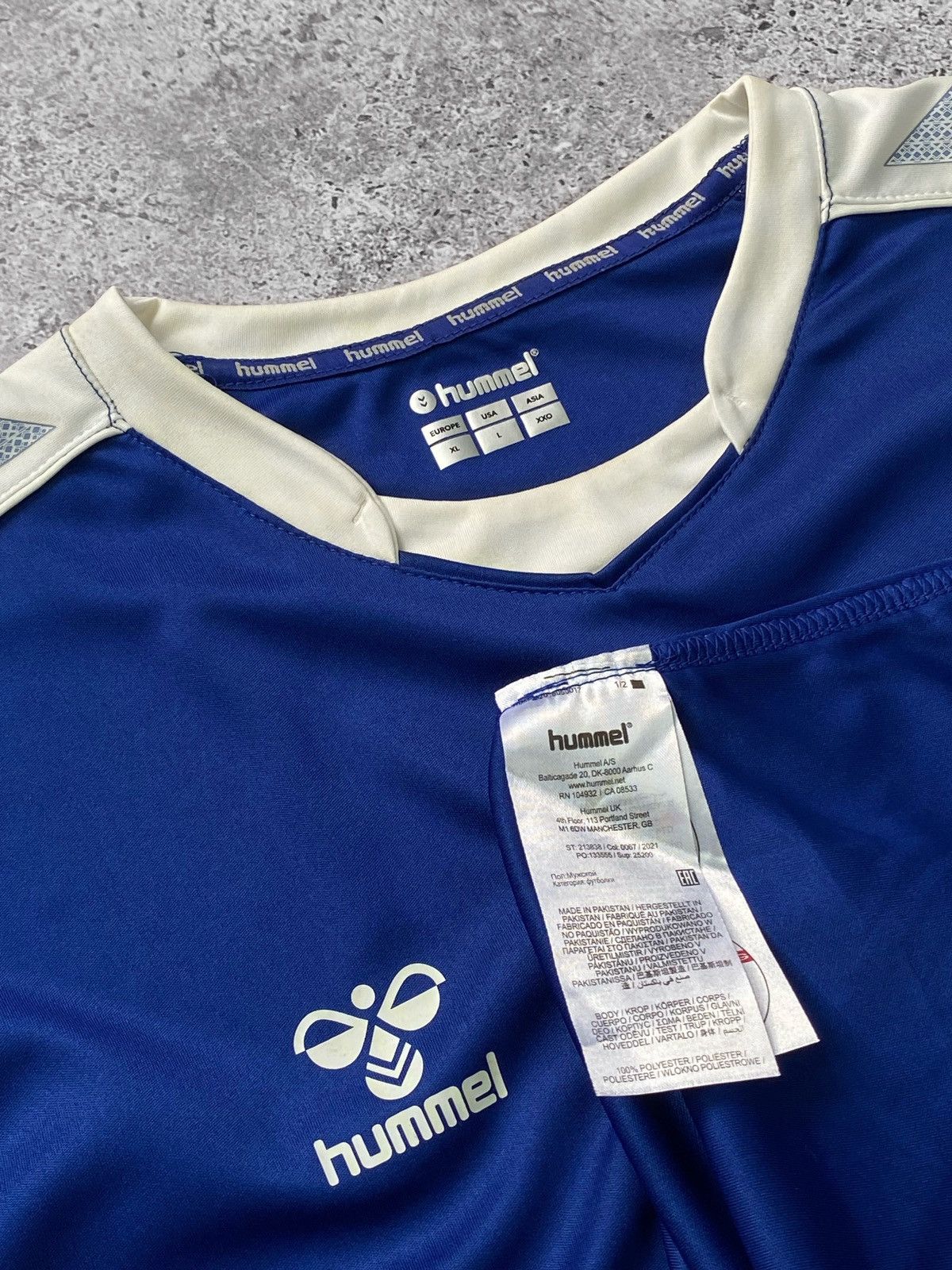 Hummel Hummel Everton 2020/2021 Home Kit Soccer Jersey Blokecore Size US L / EU 52-54 / 3 - 6 Thumbnail