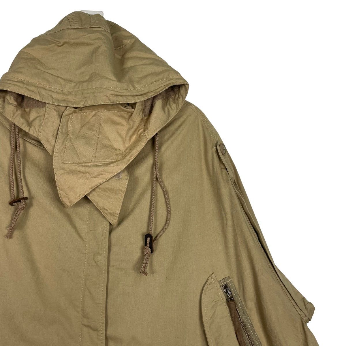 Avirex 💥AVIREX PONCHO WORM JACKET WITH HOODIE Size US M / EU 48-50 / 2 - 5 Thumbnail