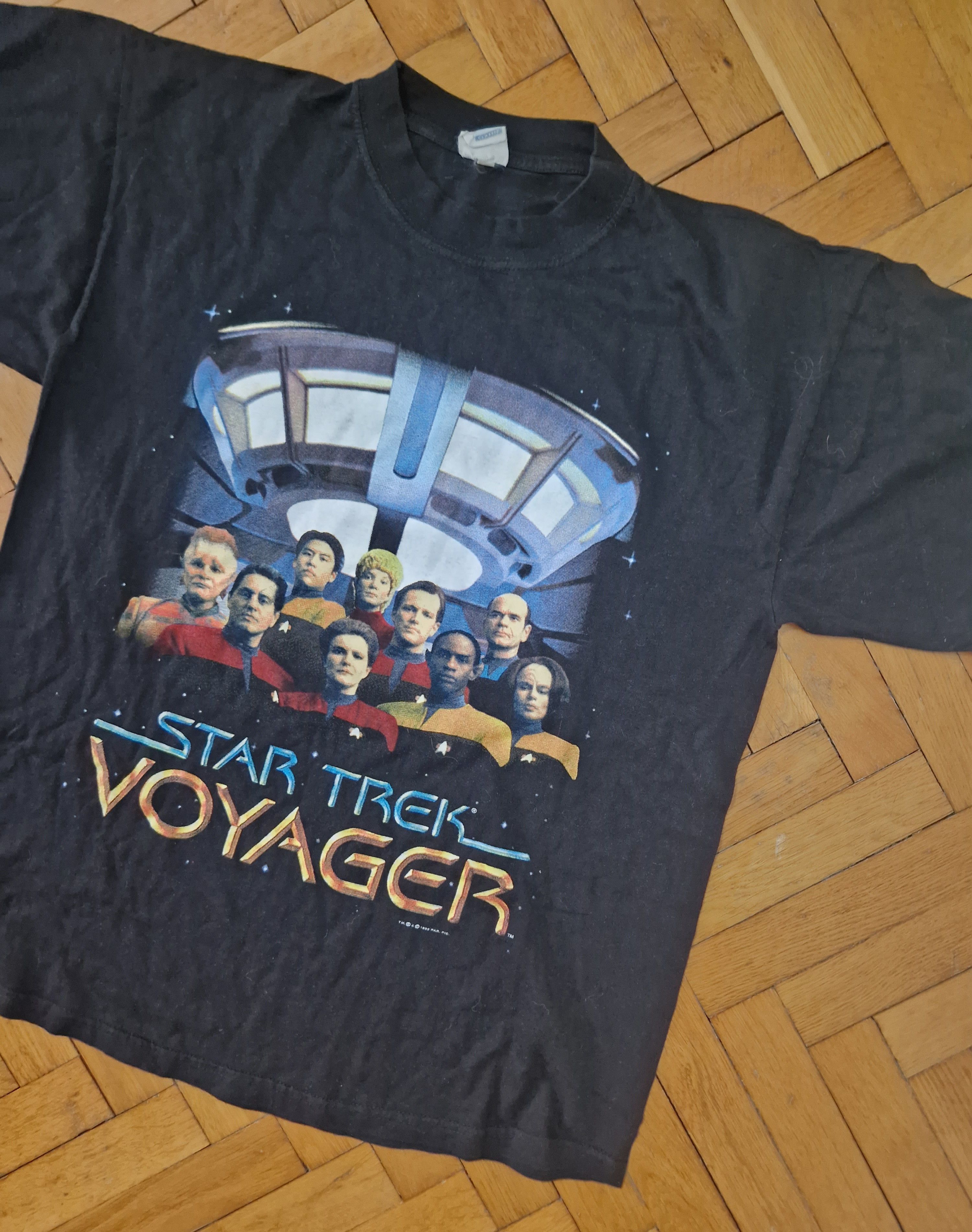 Anime × Vintage vintage 1998 STAR TREK VOYAGER t-shirt og 90s Size US L / EU 52-54 / 3 - 2 Thumbnail