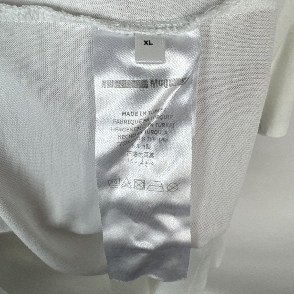 McQ Alexander McQueen ALEXANDER MCQUEEN MCQ T-SHIRT COTTON ASTROFORCE PRINT WHITE Size US XL / EU 56 / 4 - 4 Thumbnail