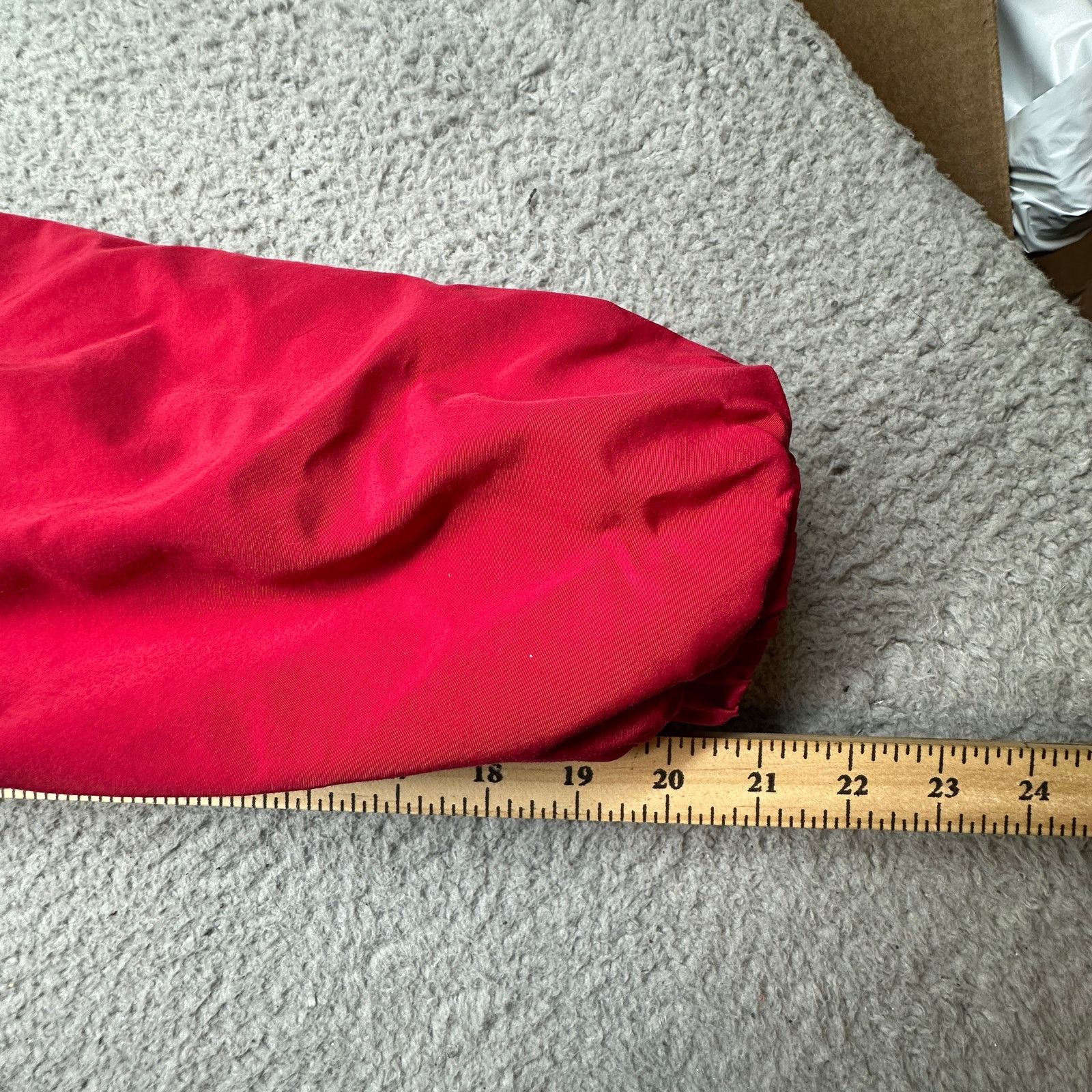 L.L. Bean VTG 90s LL Bean Warm-Up Jacket Womens XL Fleece Lined Red Size L / US 10 / IT 46 - 8 Thumbnail