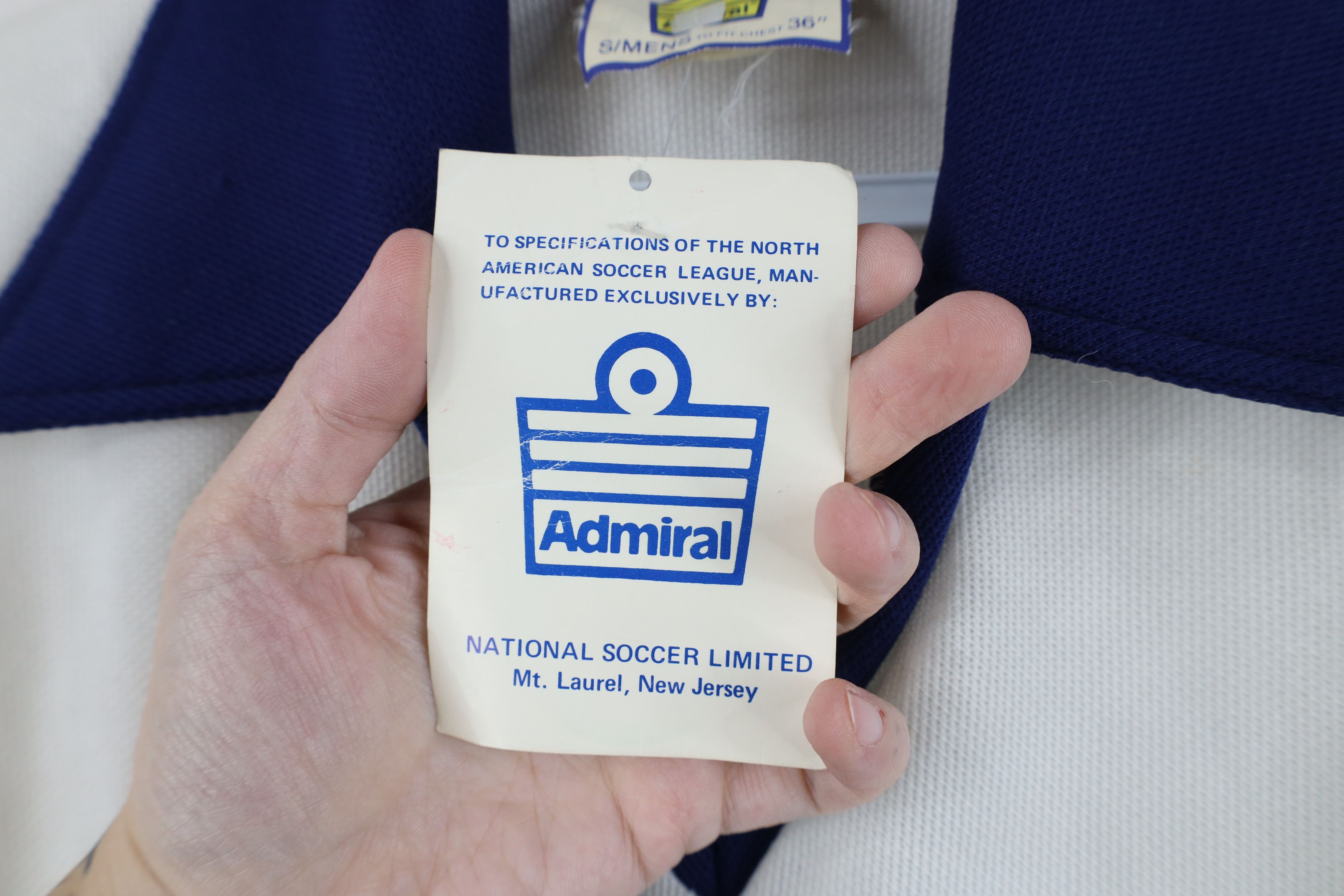 Vintage Deadstock Vintage 70s California Soccer Jersey White USA Size US S / EU 44-46 / 1 - 9 Thumbnail