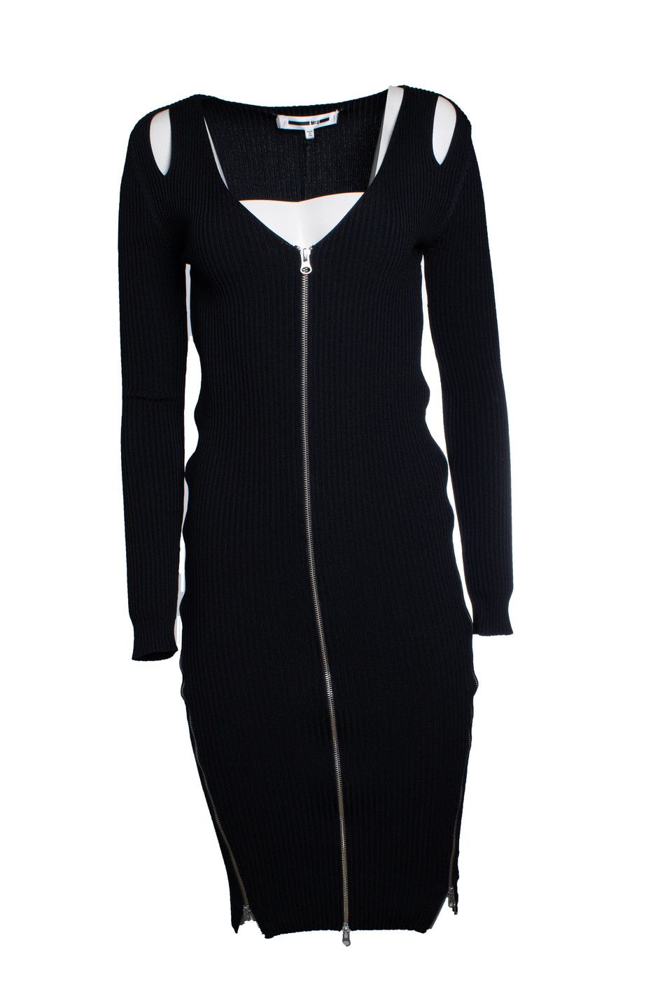 MCQ McQ, black knitted stretch dress Size XXS / US 00 / IT 34 - 5 Thumbnail