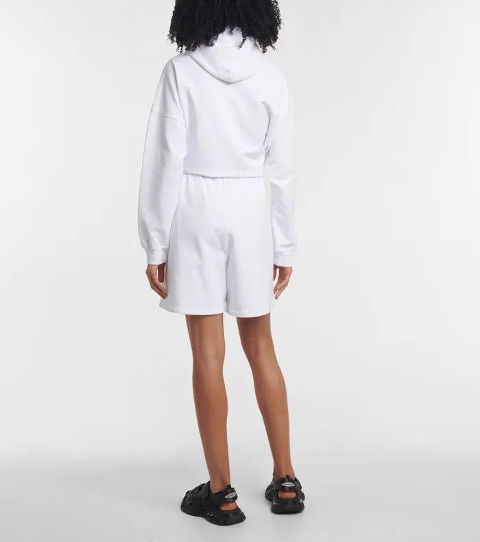 Balenciaga o1mle0125 Cities Paris Sweat Short in White Size US 28 / EU 44 - 2 Thumbnail