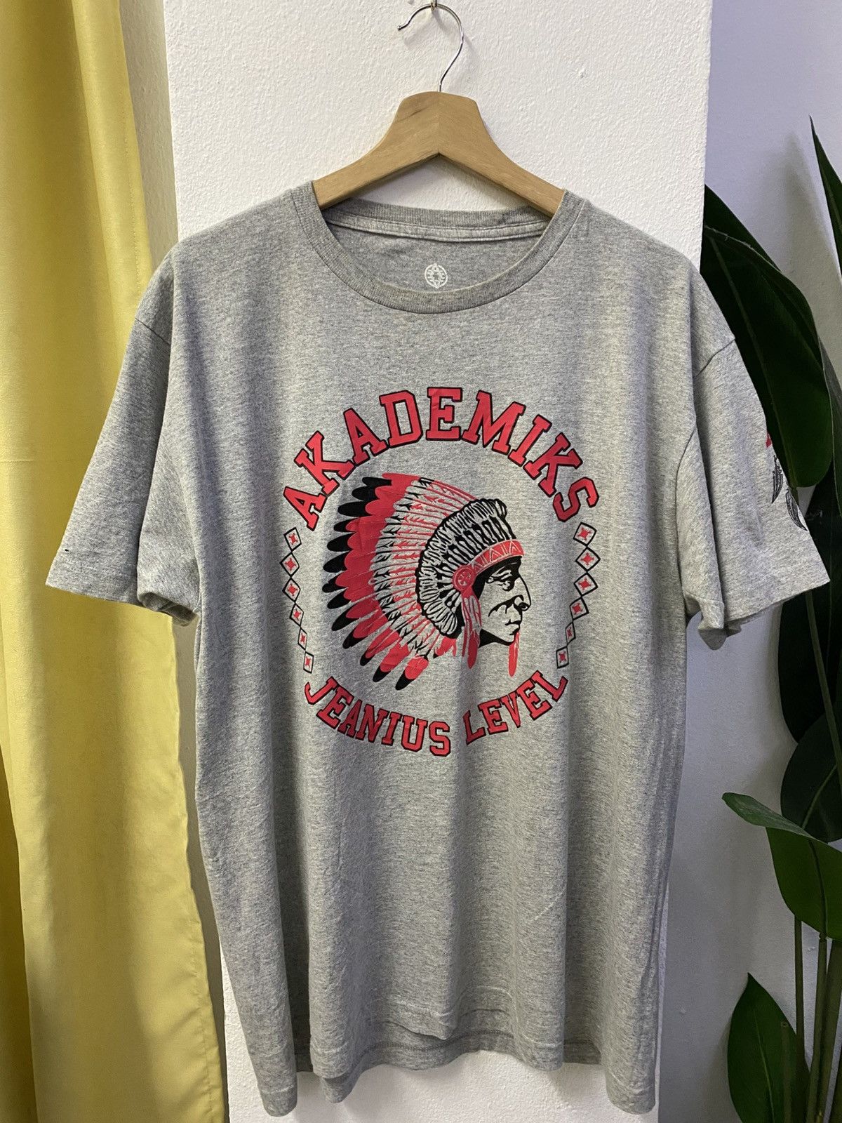 Akademiks × Vintage Rare Akademiks Jeanius Level Tee Size US L / EU 52-54 / 3 - 1 Thumbnail