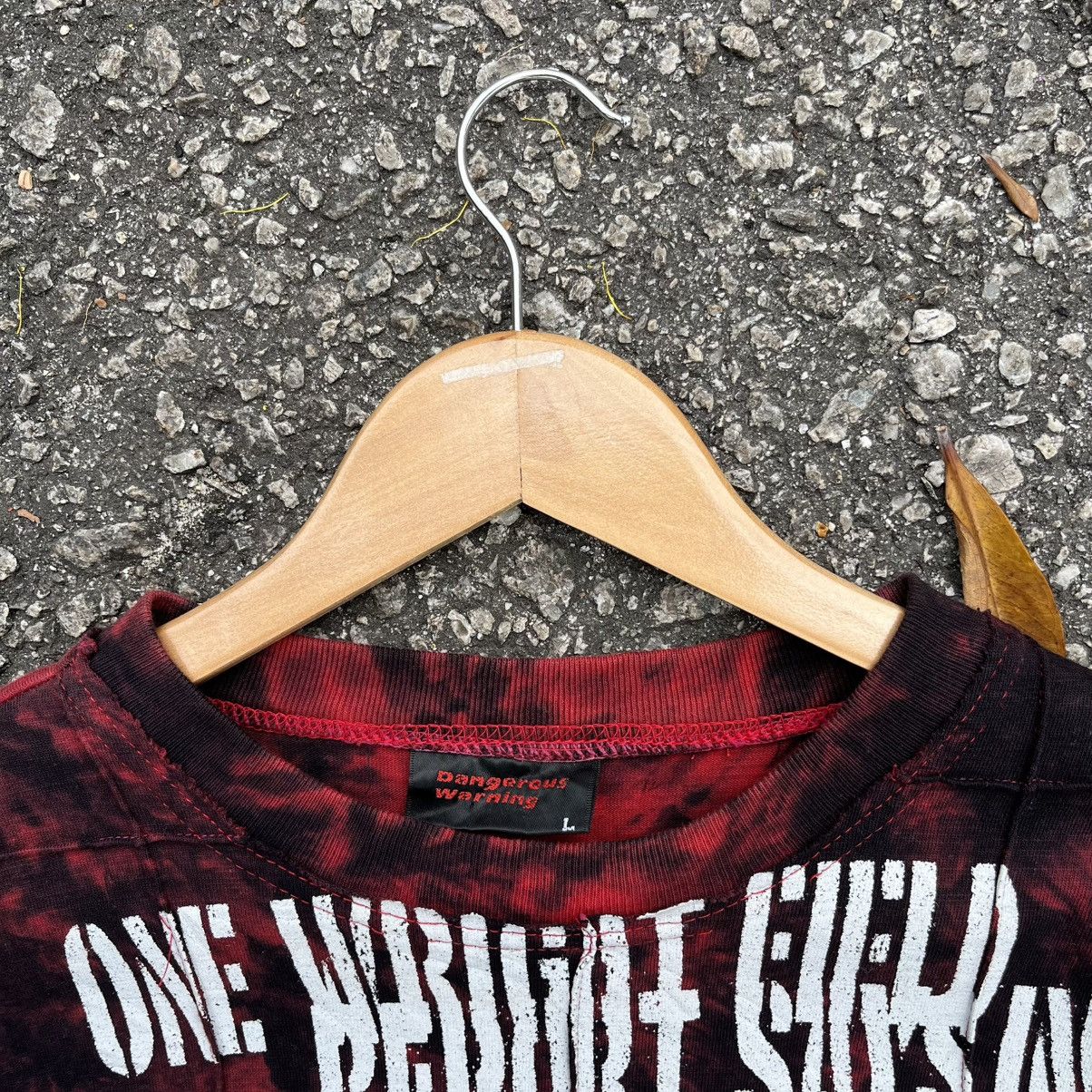If Six Was Nine Dangerous Warning Tee Art Poem Pop Punk Journey Size US M / EU 48-50 / 2 - 5 Thumbnail