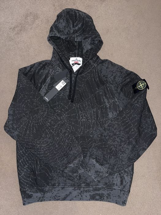 Hoodie supreme x outlet stone island