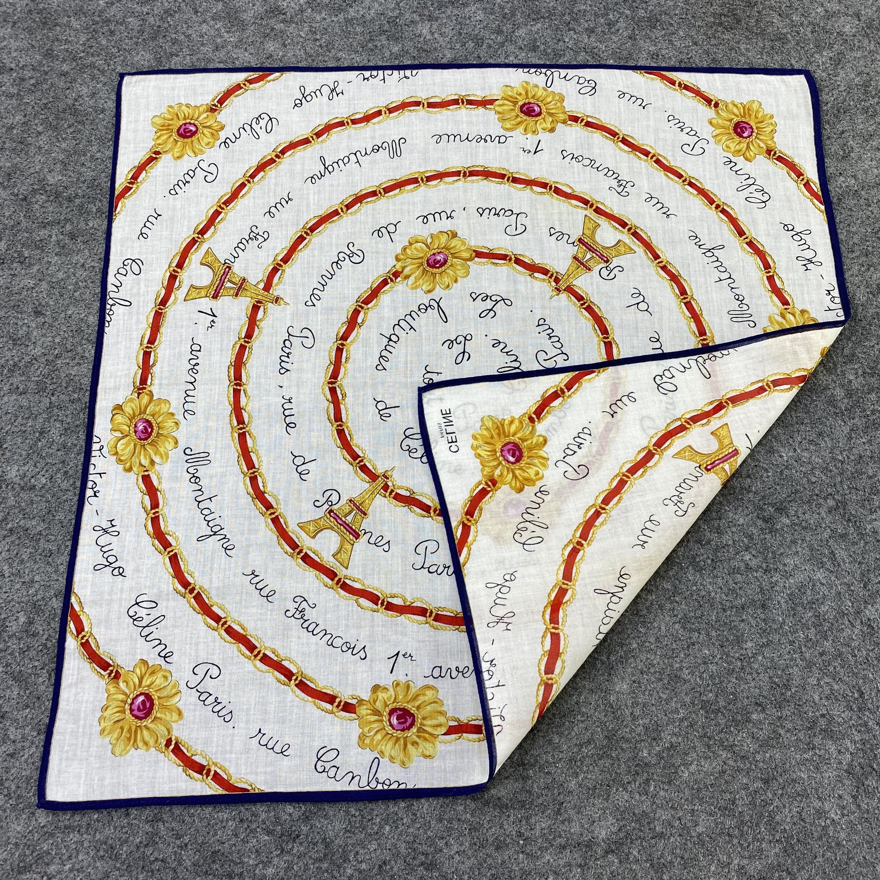 Celine Celine Handkerchief / Bandana / Neckerchief-B1523 Size ONE SIZE - 5 Thumbnail