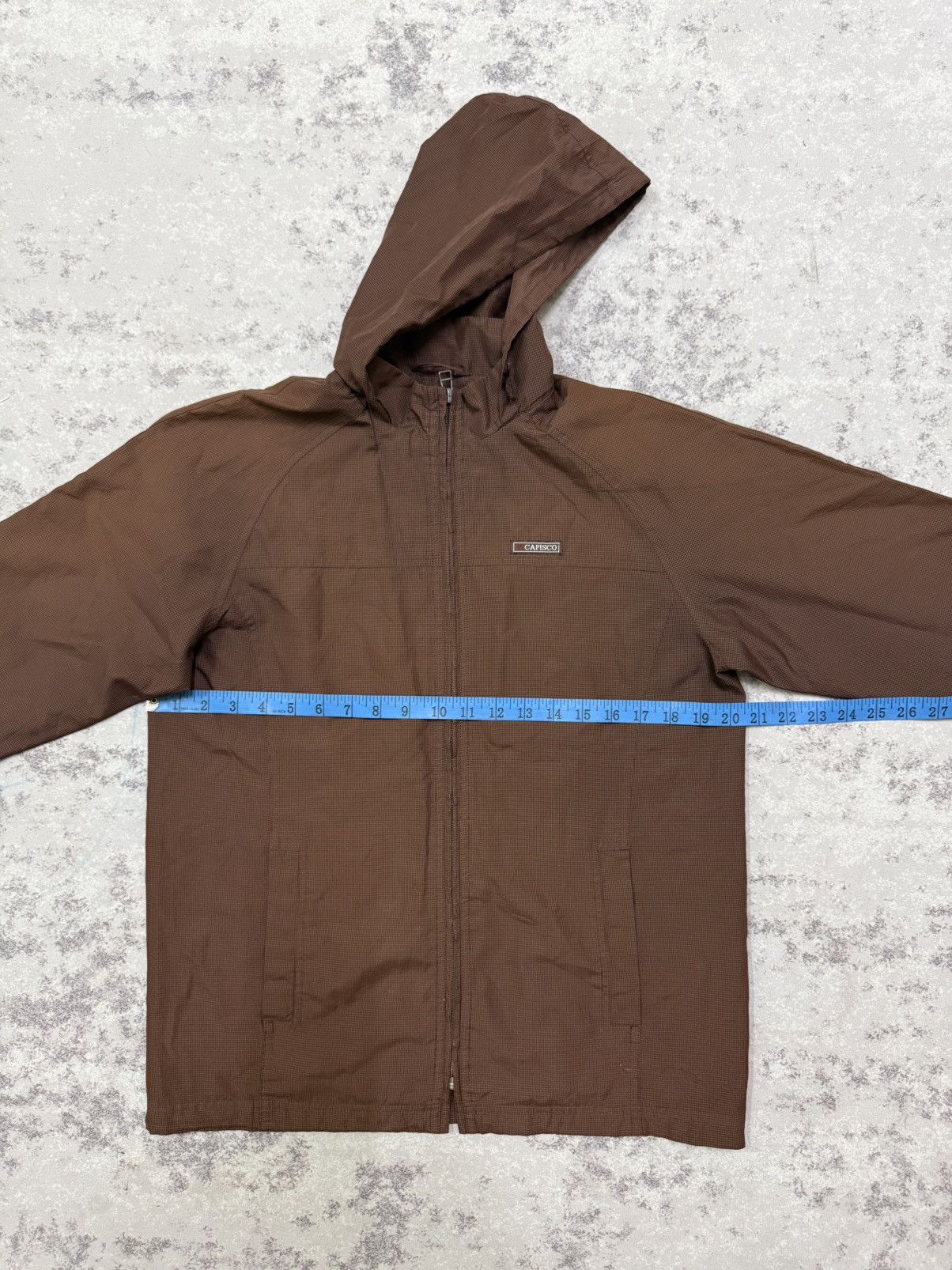 Japanese Brand VINTAGE CAPISCO CHEKERED WINDBREKAER JACKET HOODIE Size US S / EU 44-46 / 1 - 17 Thumbnail