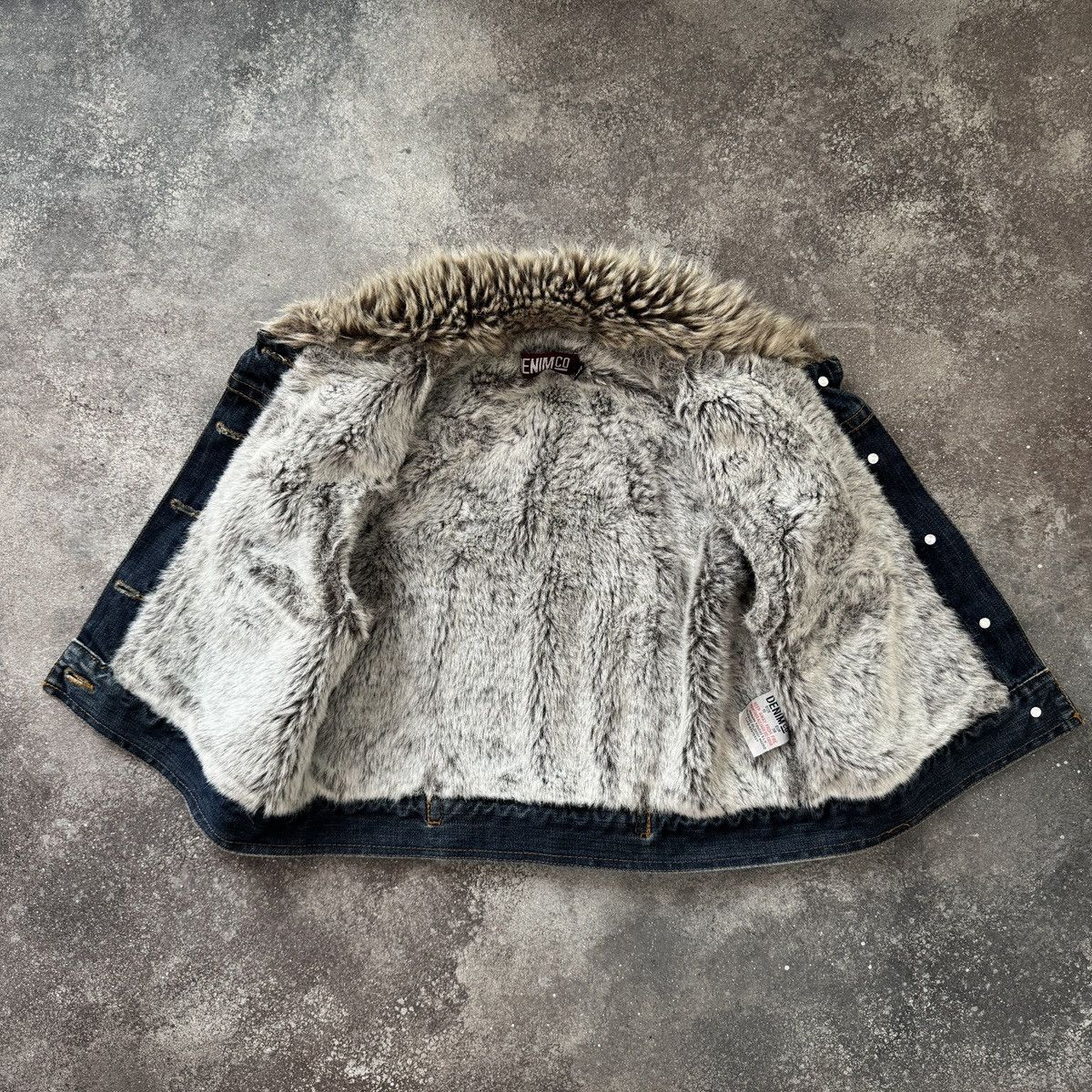 Seditionaries Japan Style Vintage Y2K Grunge Faux Fur Cropped Vest Size M / US 6-8 / IT 42-44 - 7 Thumbnail