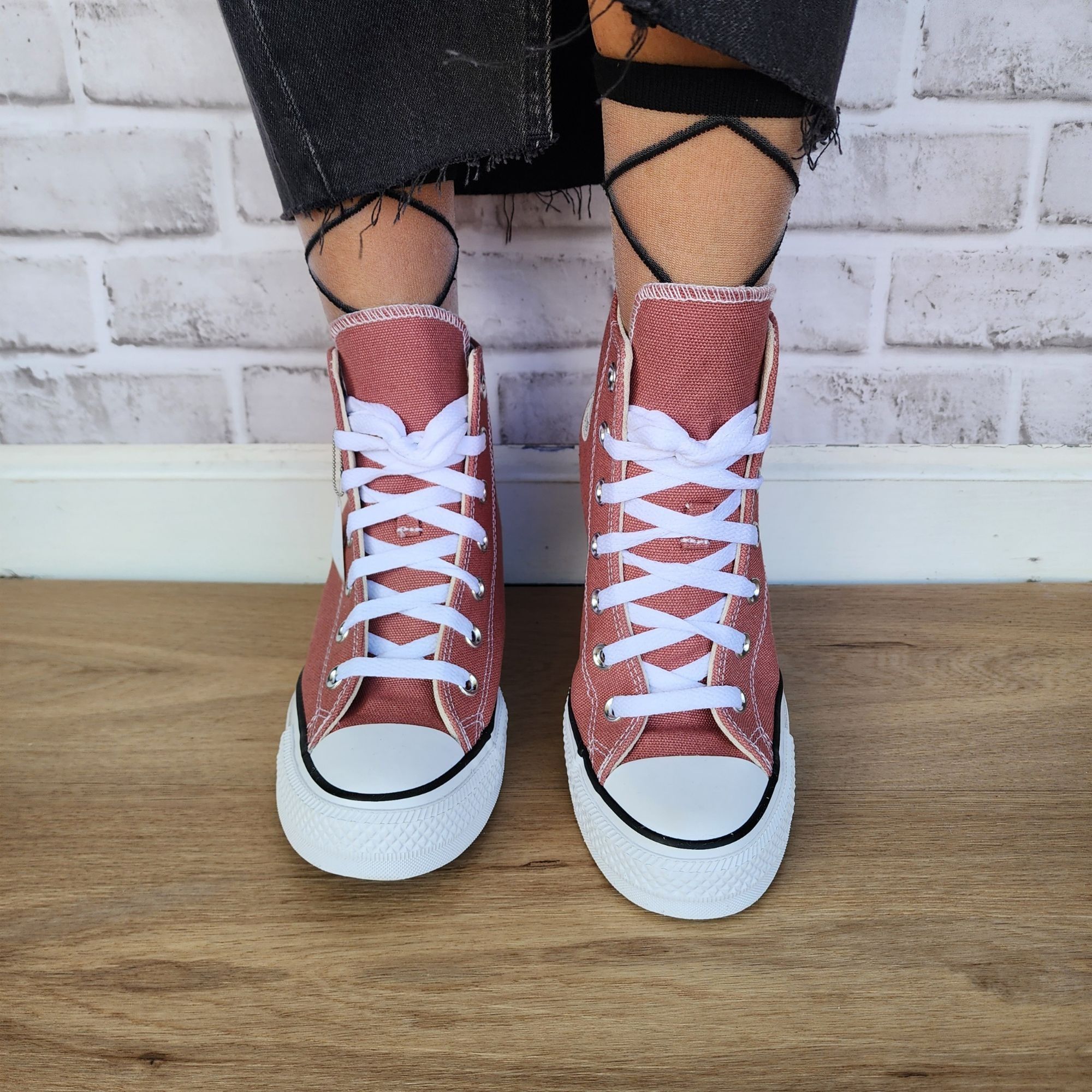 Converse ⭐Converse Chuck Taylor Wedge Platform Sz 7.5 Women's shoes S Size US 7.5 / IT 37.5 - 4 Thumbnail