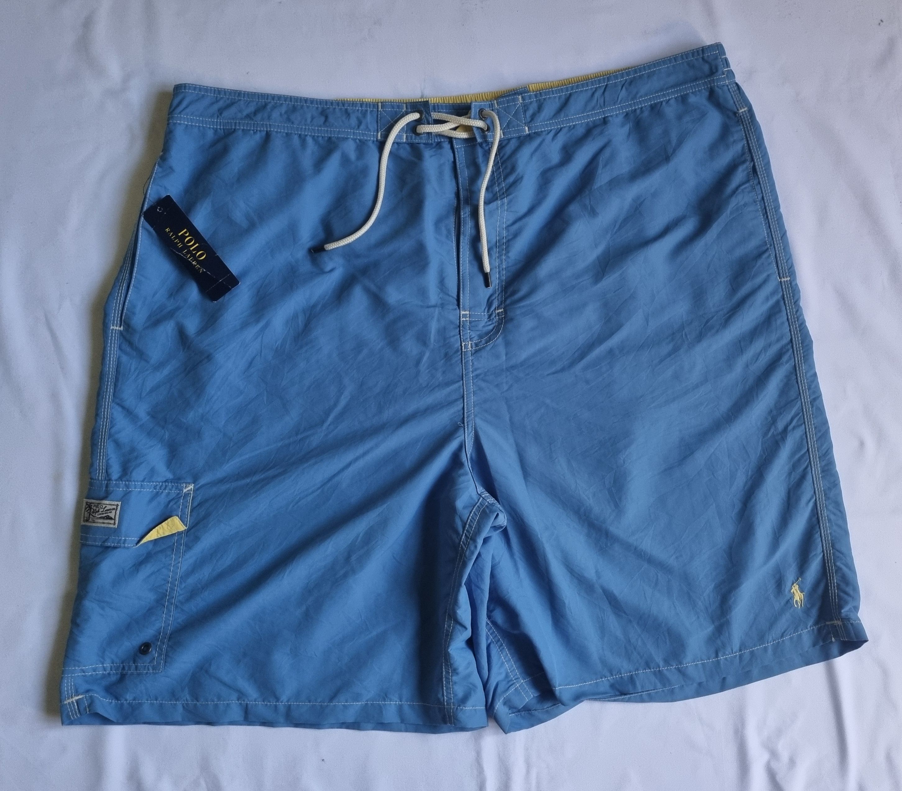 image of Polo Ralph Laurent Swimming Shorts Pants in Blue, Men's (Size 43)