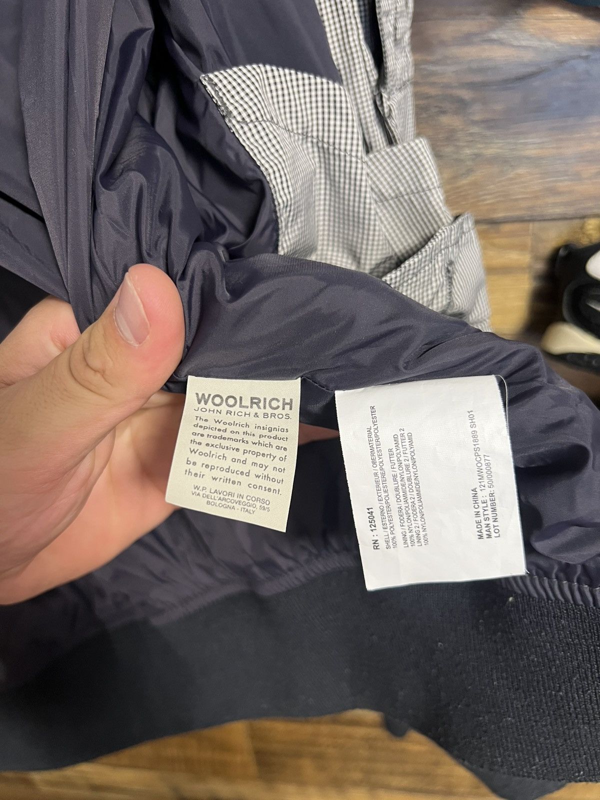 Woolrich Woolen Mills Man’s Jacket Bomber Woolrich John Rich & Bros Size US S / EU 44-46 / 1 - 17 Thumbnail