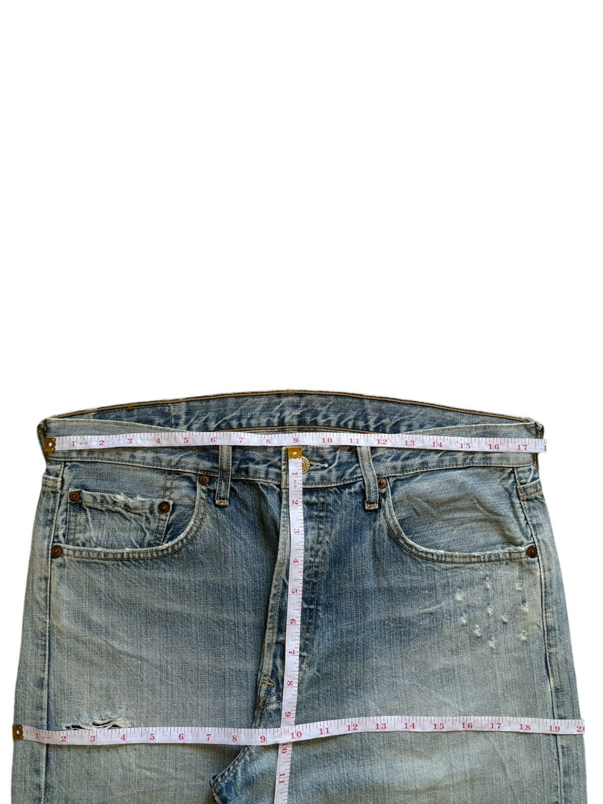 Levi's Vintage 90s Levis 501 Light Wash Distressed Jean Shorts Size US 35 - 13 Thumbnail