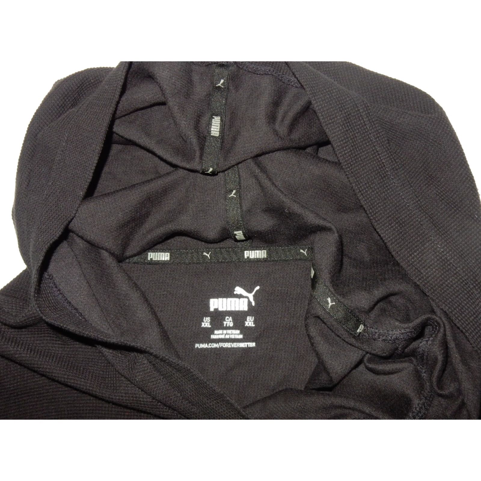 Puma VINTAGE PUMA Men's Sweater Hoodie Pullover 2XL Black Classic Crewneck Fall Winter Size US XXL / EU 58 / 5 - 5 Thumbnail