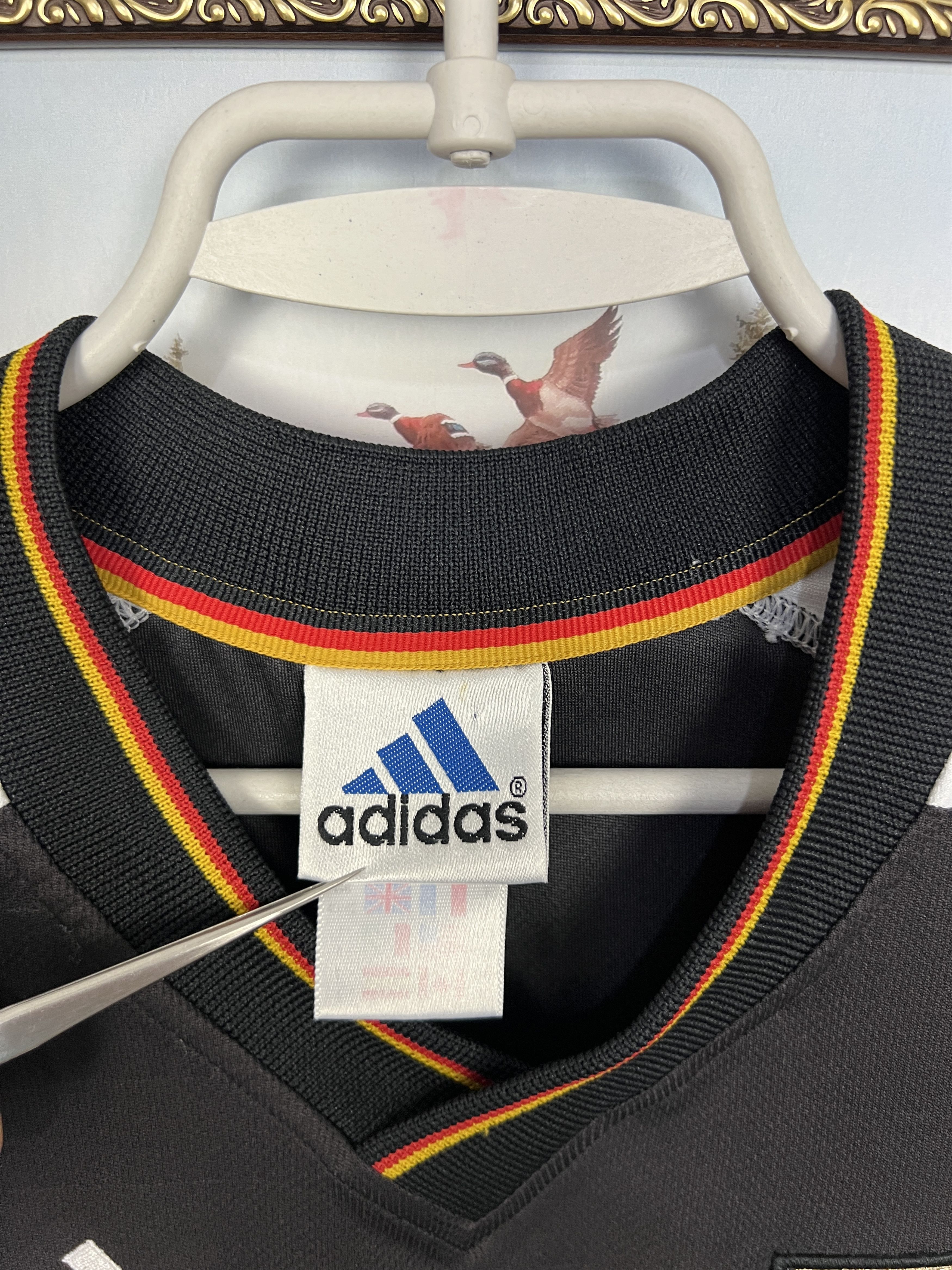 Adidas Vintage 90's Adidas Germany Deutschland Shirt Olympics Size US L / EU 52-54 / 3 - 5 Thumbnail