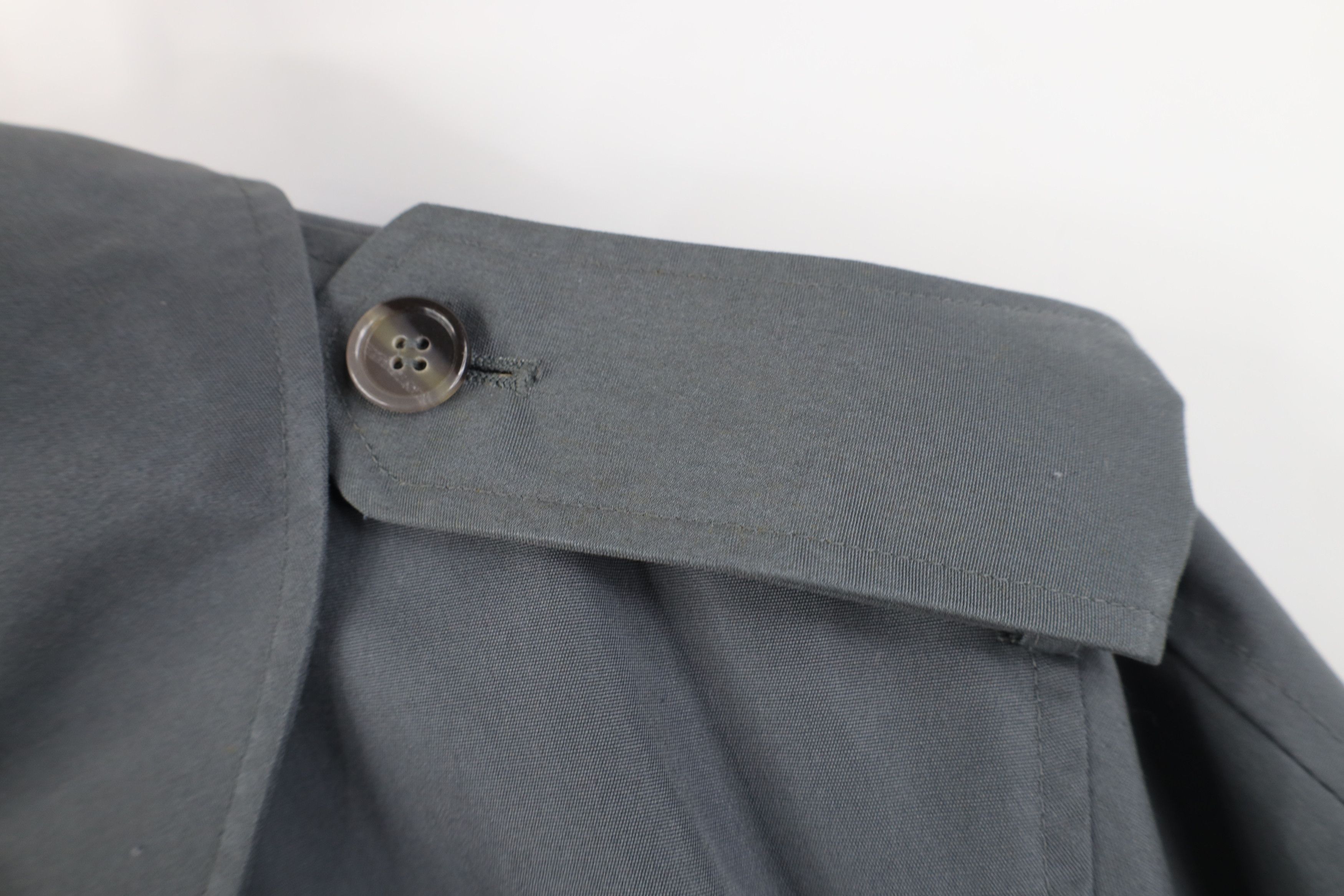 Vintage Vintage 70s Streetwear Lined Trench Coat Rain Jacket Gray Size US XXL / EU 58 / 5 - 5 Thumbnail