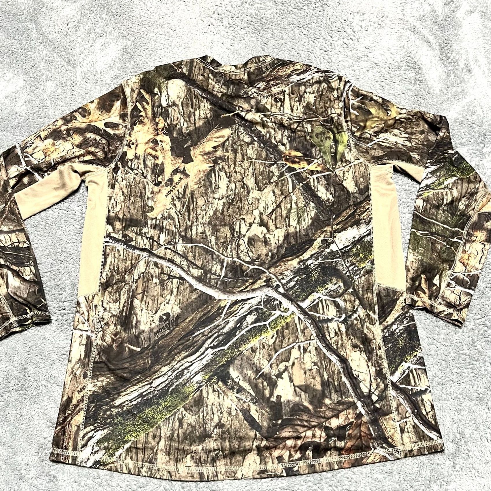 Vintage Mossy Oak Fishing Shirt Mens XL Camo Performance Long Sleeve Size US XL / EU 56 / 4 - 3 Thumbnail