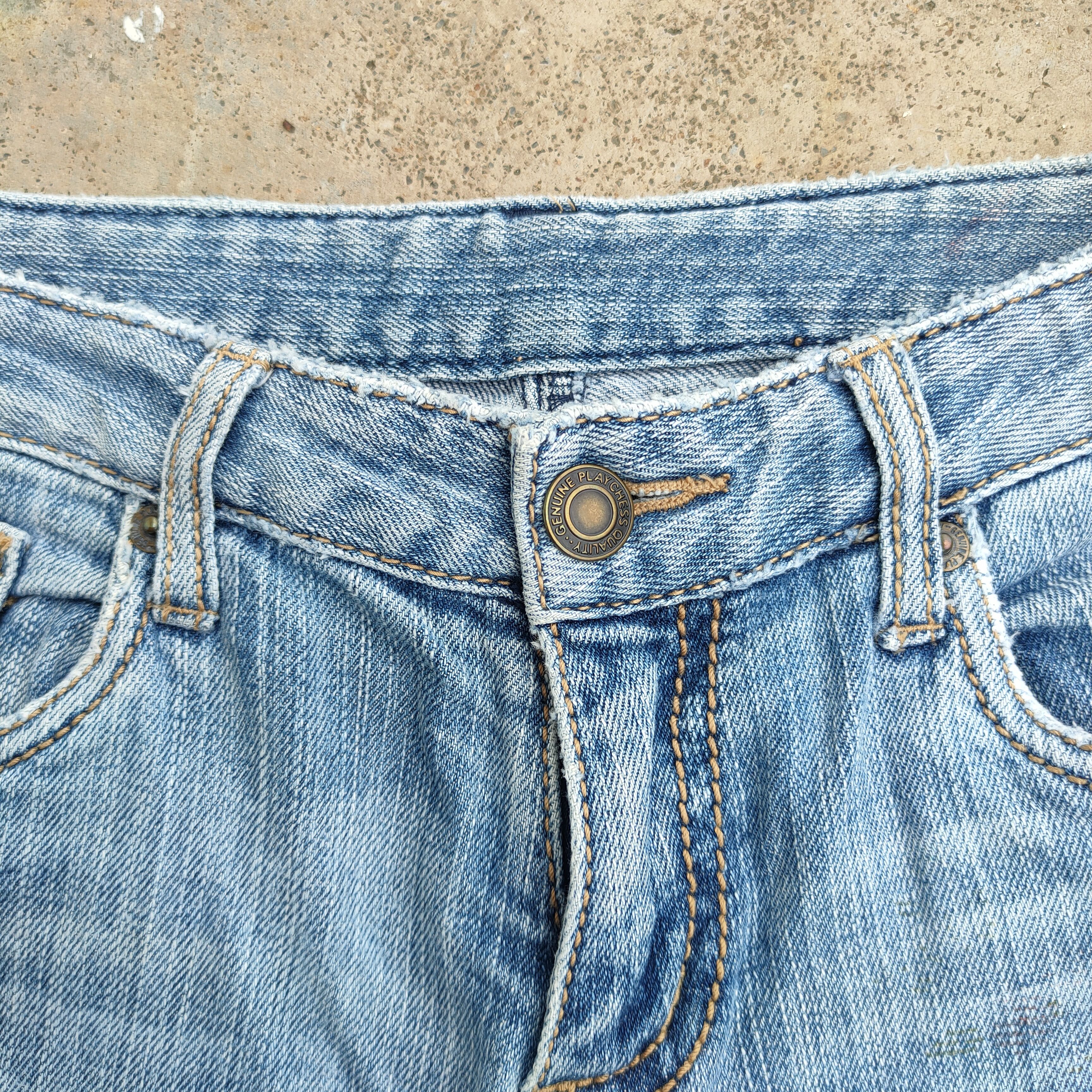 Japanese Brand VINTAGE JAPANESE FLARE FADED JEANS DENIM PANTS Size US 26 / EU 42 - 5 Thumbnail