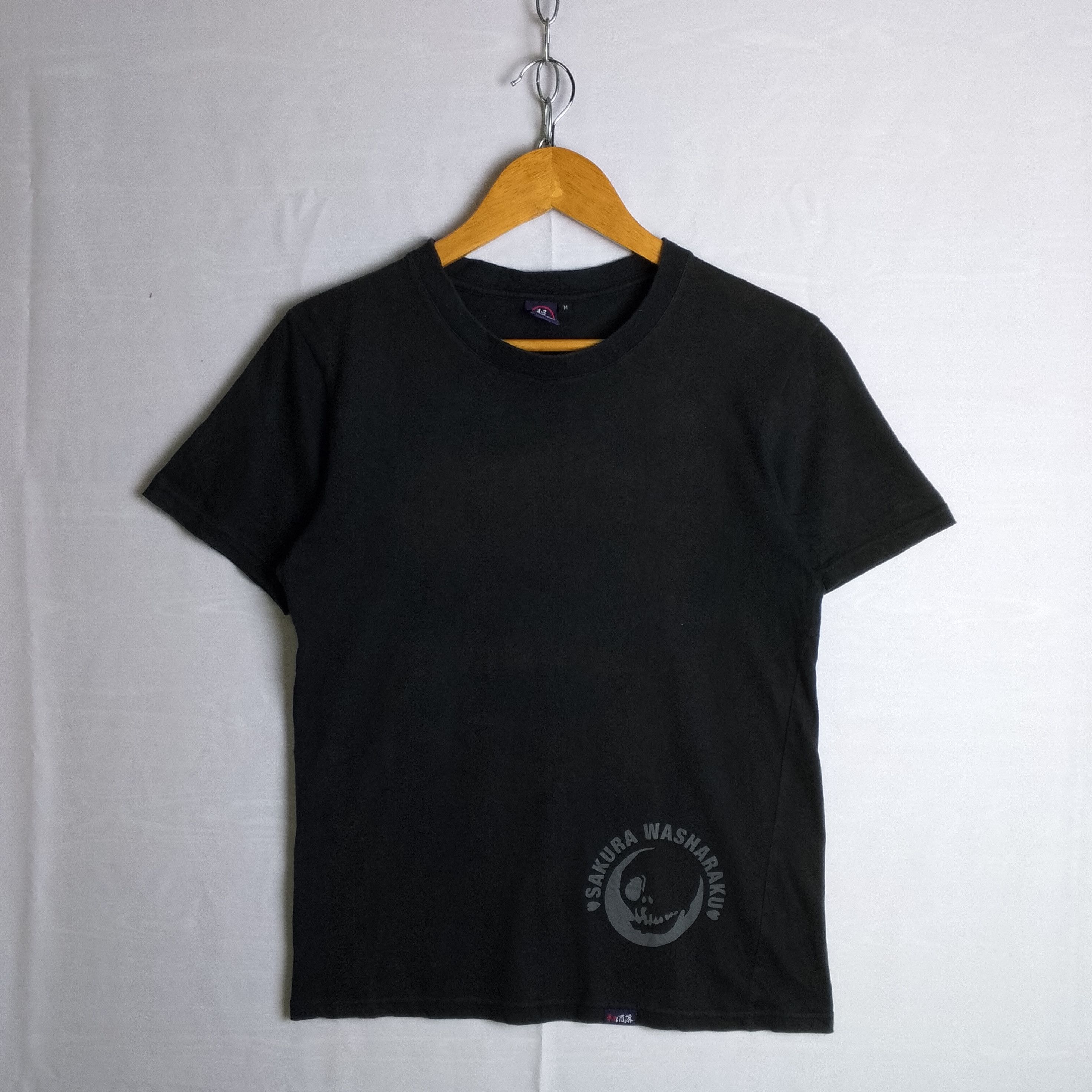 Japanese Brand Washaraku Japanese Souvenir Sakura Washaraku Skull Tee Size US S / EU 44-46 / 1 - 2 Thumbnail