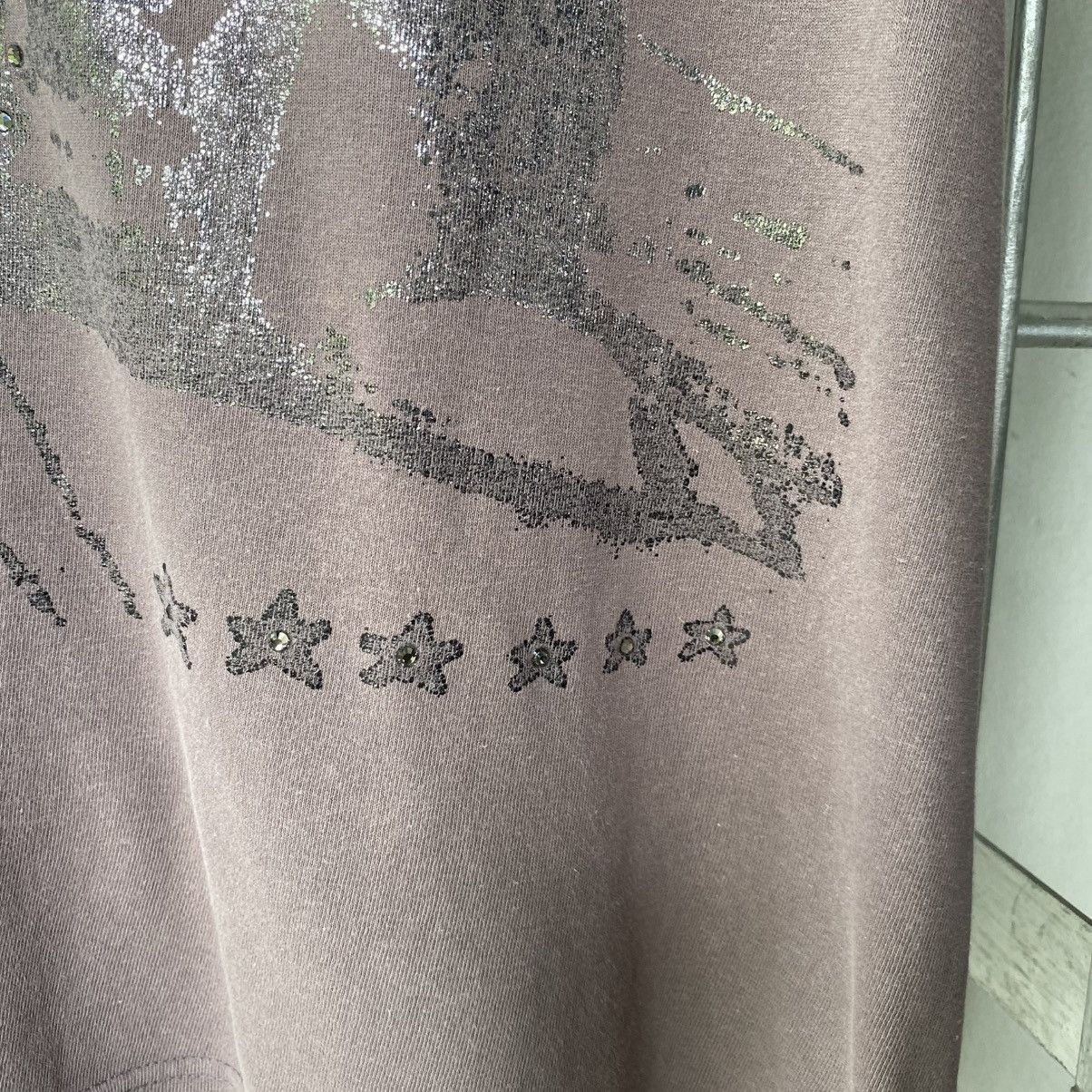 Katharine Hamnett London Katharine Hamnett London Mauve Graphic Print T-Shirt Size US L / EU 52-54 / 3 - 6 Thumbnail