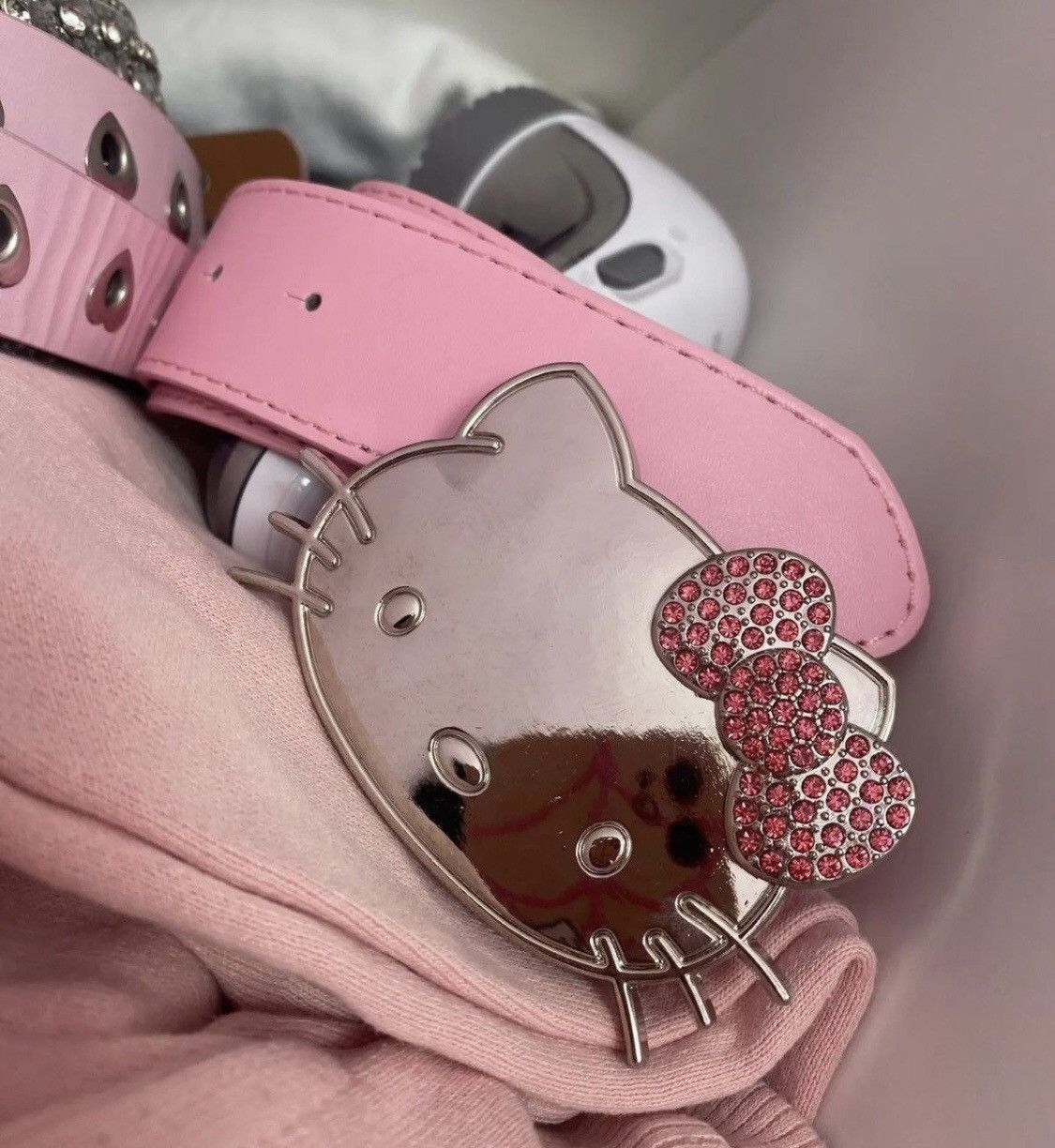 Leather Hello Kitty Pu Leather Belt Size ONE SIZE - 2 Thumbnail