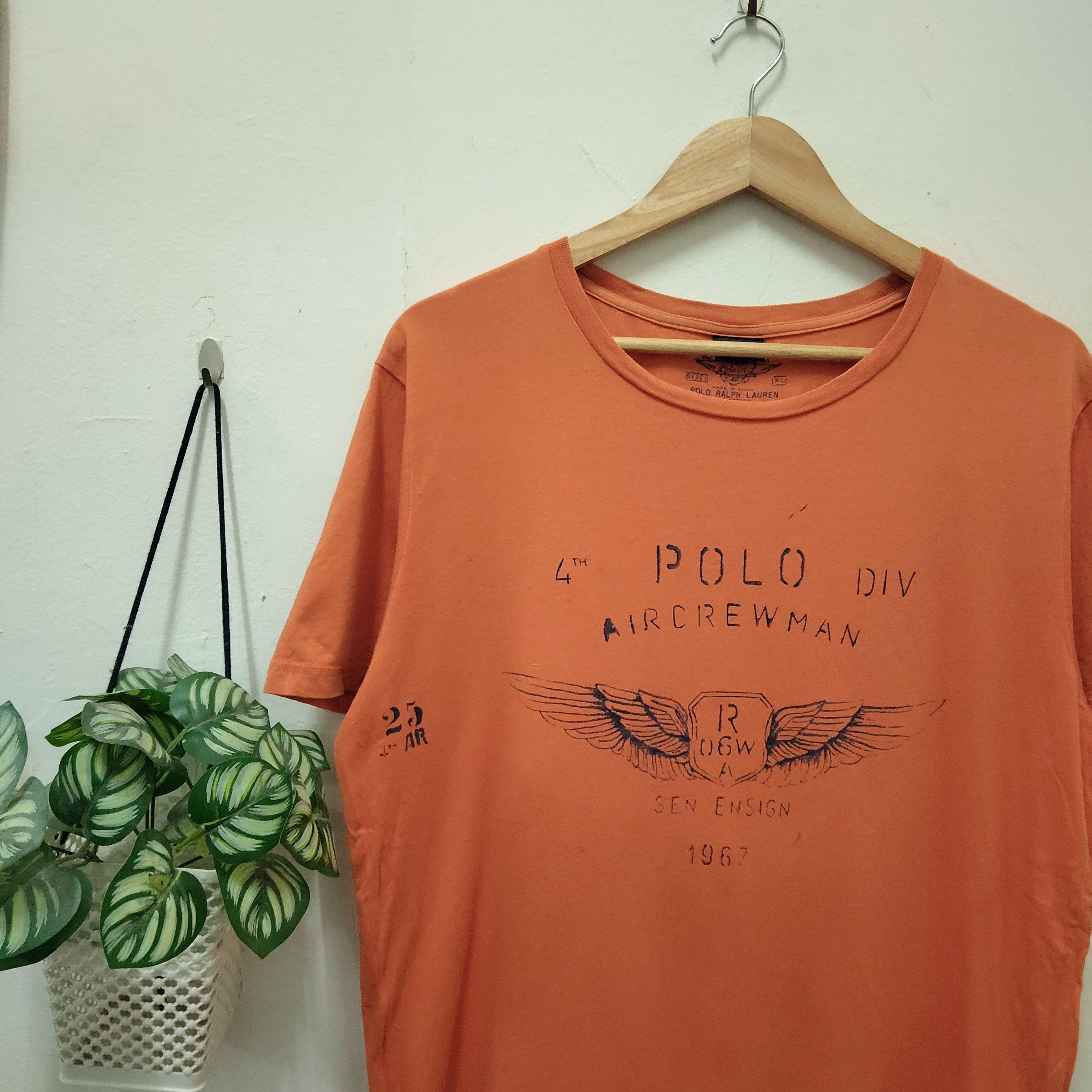 Polo Ralph Lauren POLO RALPH LAUREN Aircrewman T shirt Size US XL / EU 56 / 4 - 2 Thumbnail