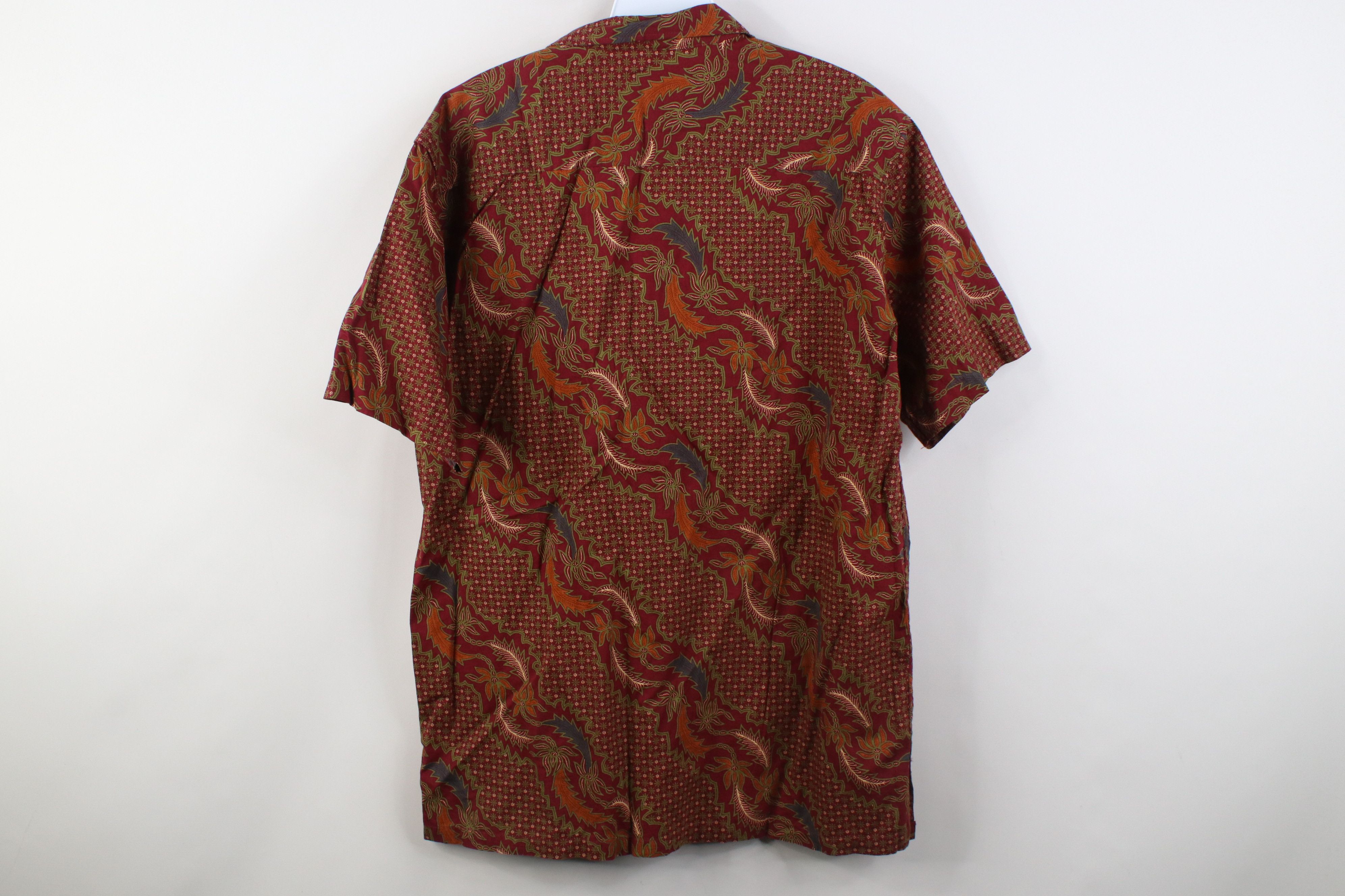 Vintage Vintage 90s Streetwear Paisley Collared Button Shirt Cotton Size US XL / EU 56 / 4 - 8 Thumbnail