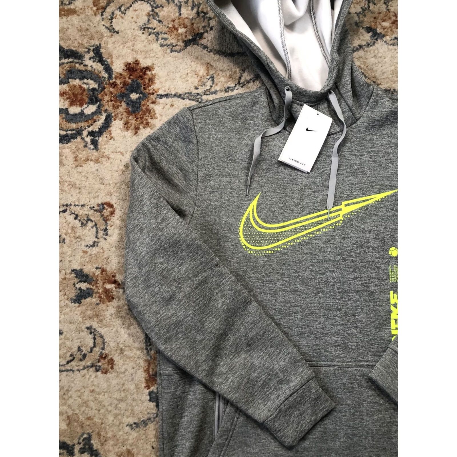 Nike Nike Therma-Fit Hoodie Mens Medium Pullover Fleece Swoosh Graphic DD1764-063 Size US M / EU 48-50 / 2 - 3 Thumbnail