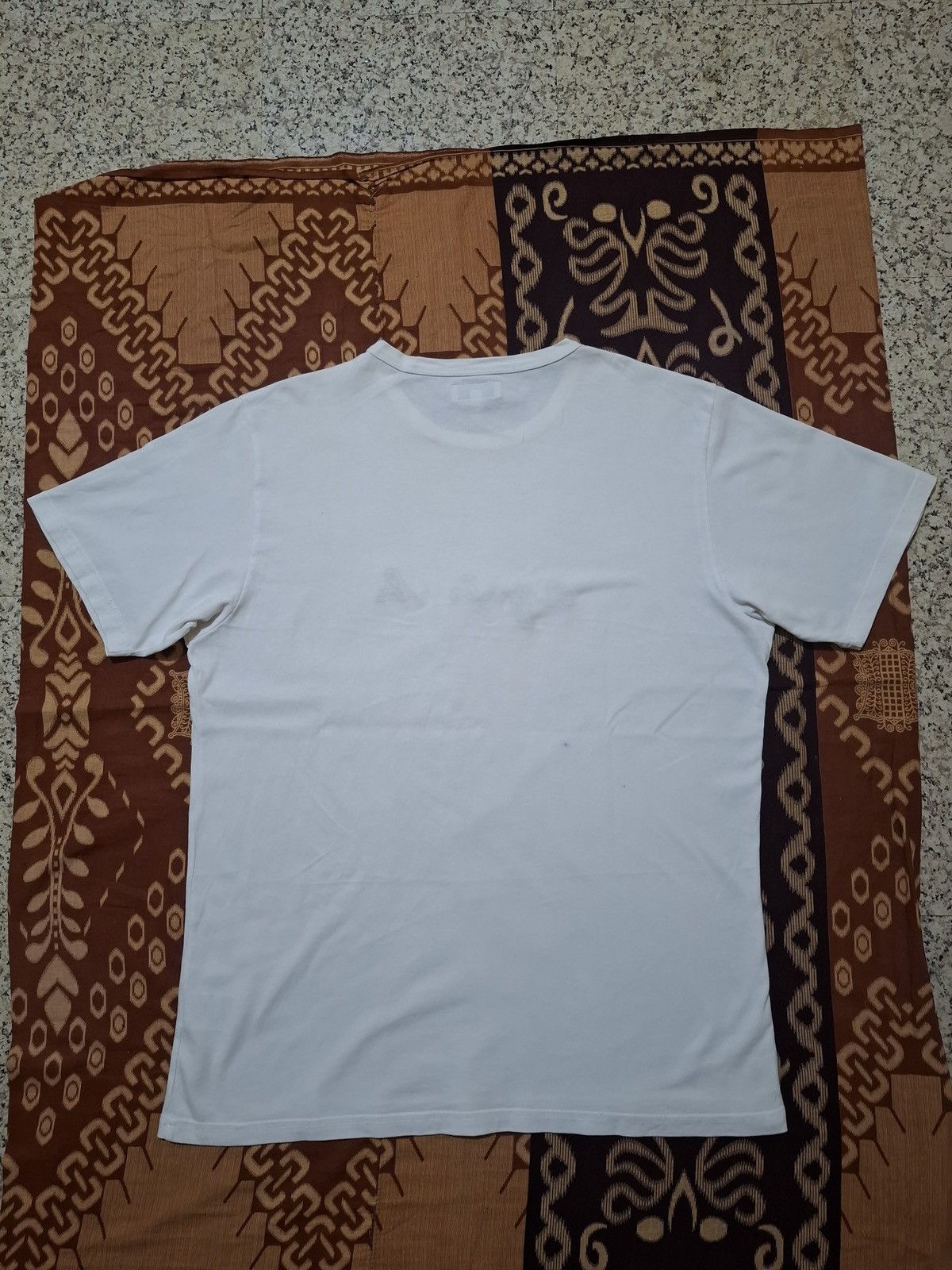 agnes b. Agnès b. Homme Embroidered Script Logo T-Shirt Size US L / EU 52-54 / 3 - 16 Thumbnail