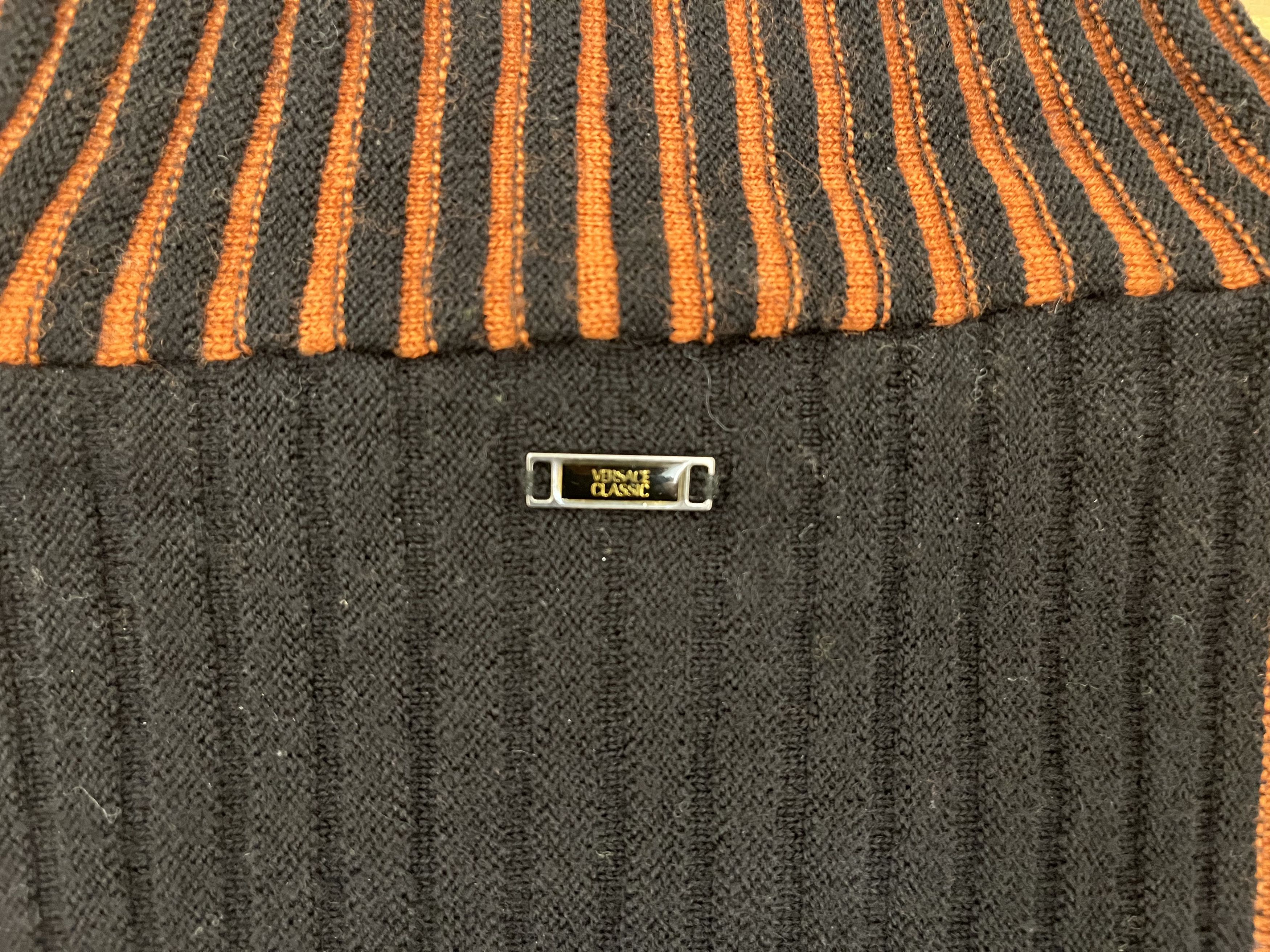 Vintage Versace turtleneck Size US M / EU 48-50 / 2 - 3 Thumbnail