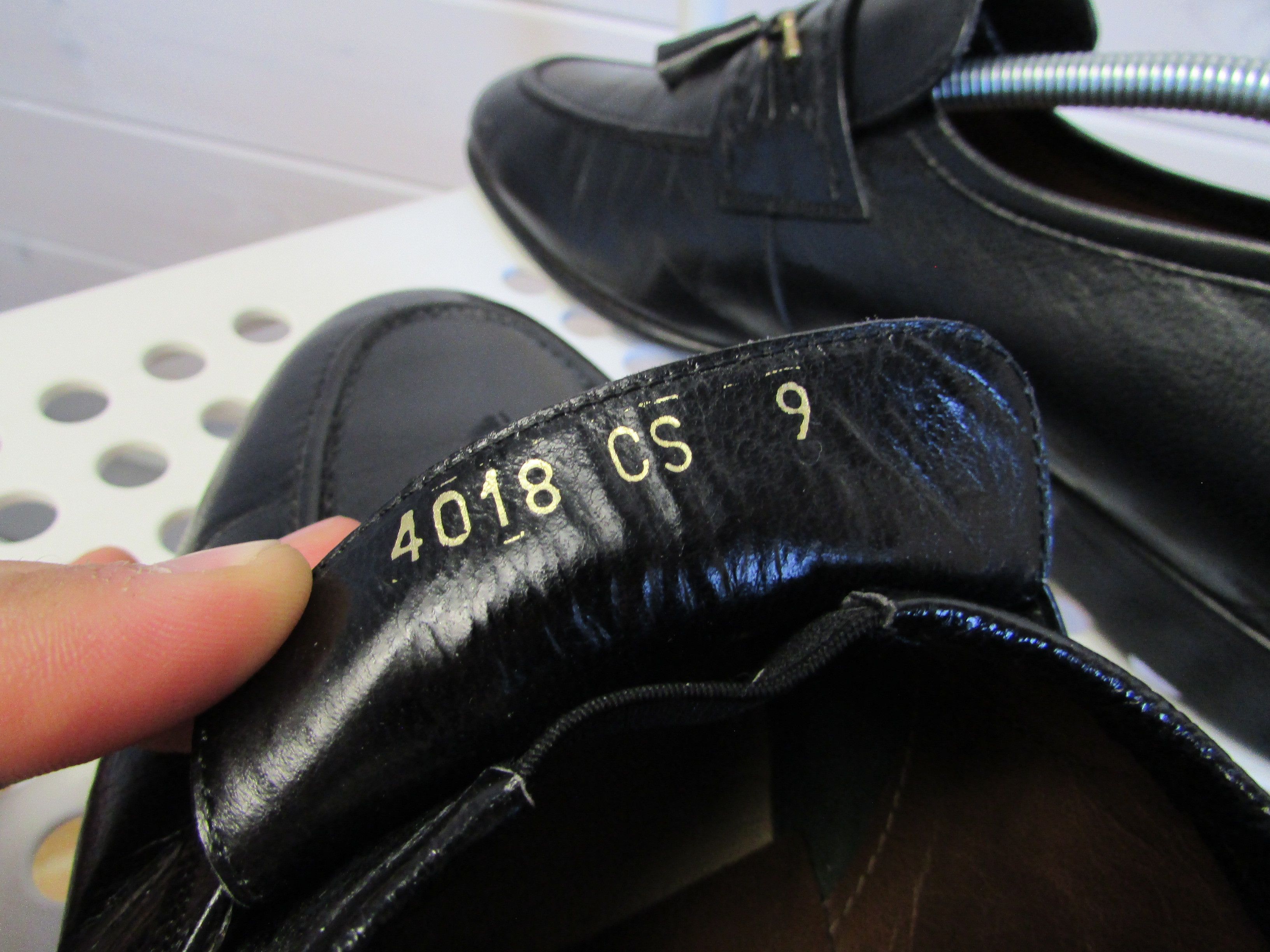 Carlos Santos Carlos Santos Men's Black Leather Loafers Size US 9.5 / EU 42-43 - 6 Thumbnail
