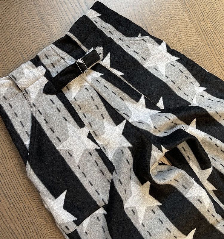 Japanese Brand × Vintage Avant garde fashion retro outdoor star baggy pants Size US 30 / EU 46 - 7 Thumbnail
