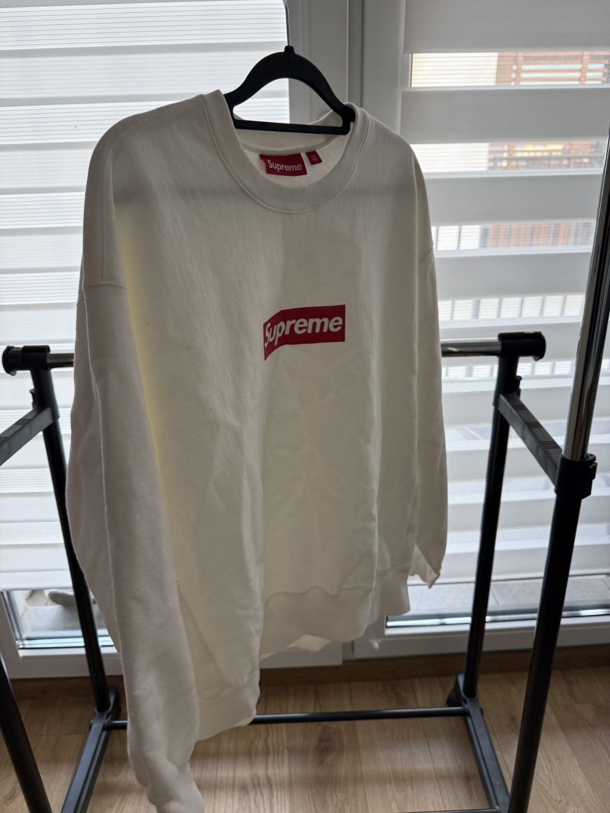 Supreme Supreme washed Box logo crewneck Size US L / EU 52-54 / 3 - 2 Thumbnail