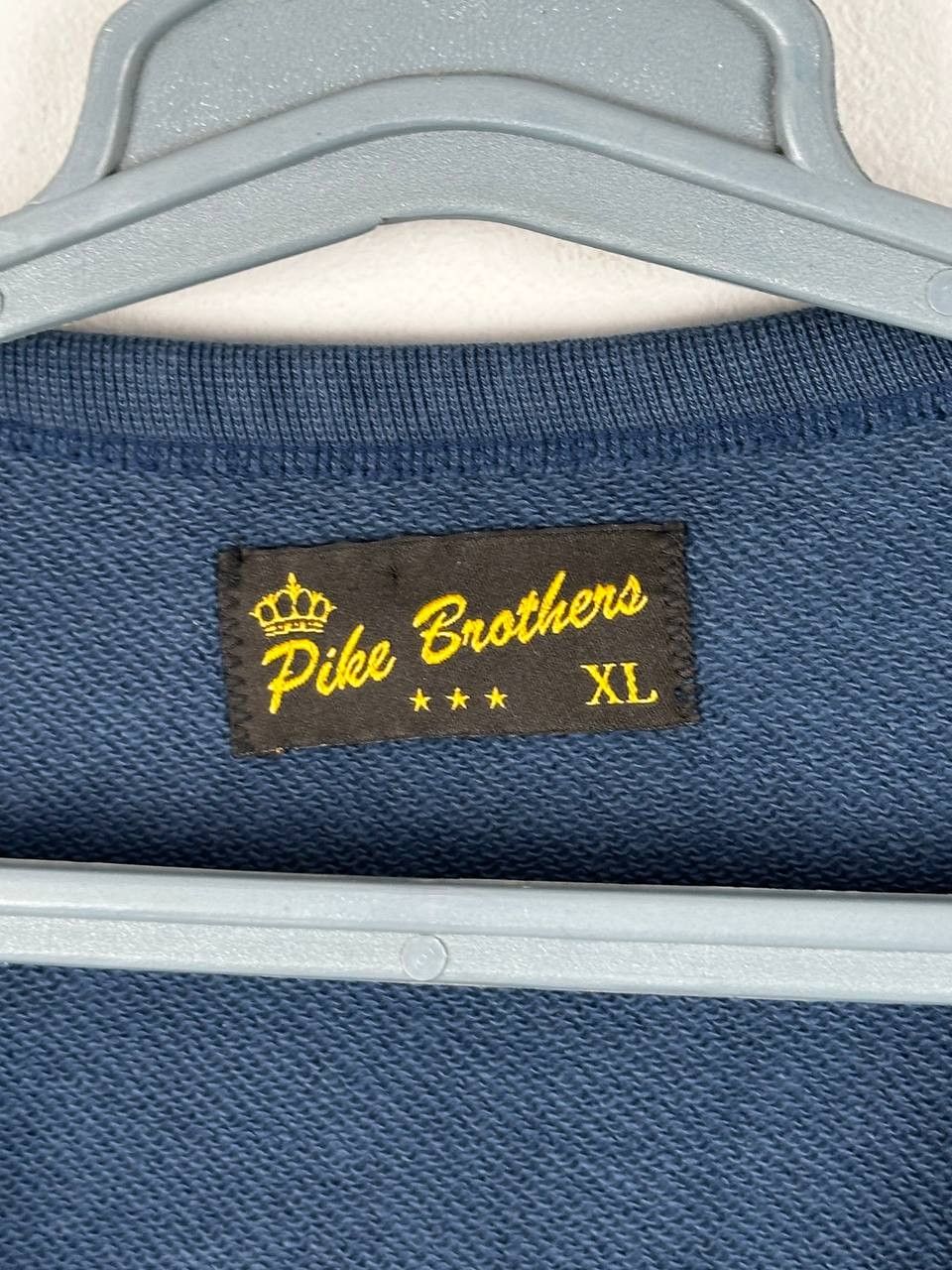 Pike Brothers Pike Brothers Loop Blue Luxury Sweatshirt Made In Portugal Size US XL / EU 56 / 4 - 6 Thumbnail