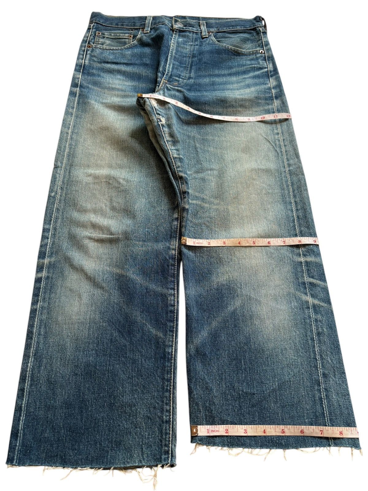 Levi's Vintage 80s Levis 503B XX Big E Selvedge Baggy Jeans Size US 31 - 15 Thumbnail
