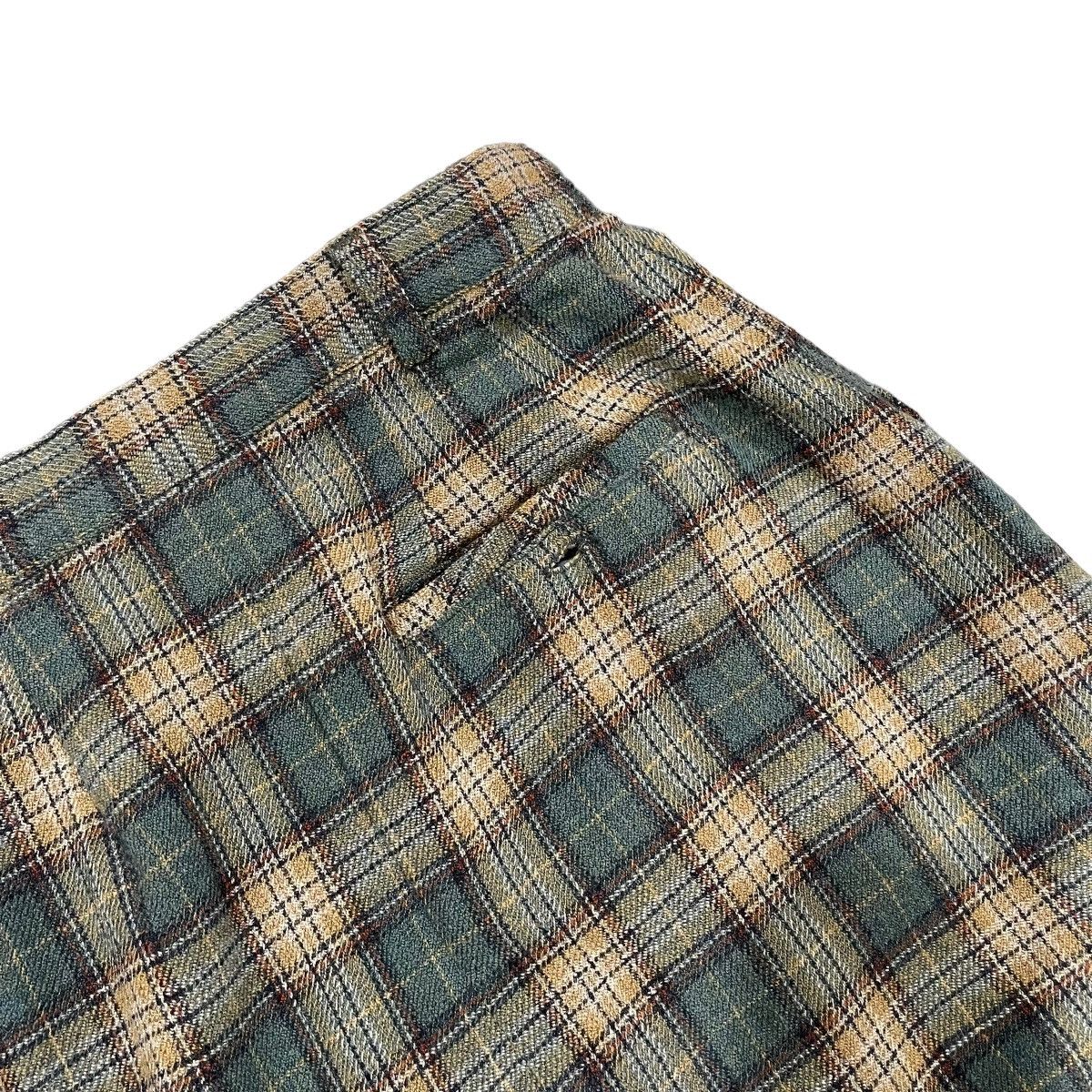 L.L. Bean × Vintage Vintage LL Bean Tartan Wool Midi Skirt Size 28" / US 6 / IT 42 - 10 Thumbnail
