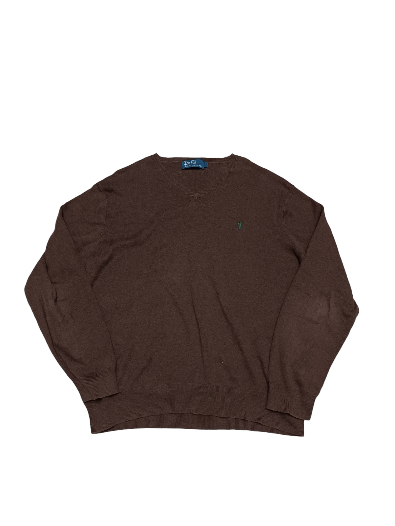 Polo Ralph Lauren VINTAGE PIMA COTTON PRL OLDMONEY SWEATER 90S Size US L / EU 52-54 / 3 - 1 Thumbnail