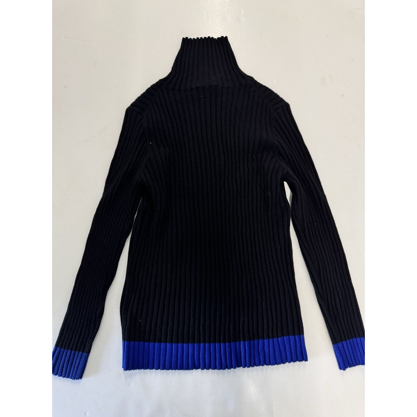 Other ZANKOV Merino Wool Black Meyer Ribbed Turtle Neck Size US XL / EU 56 / 4 - 2 Thumbnail