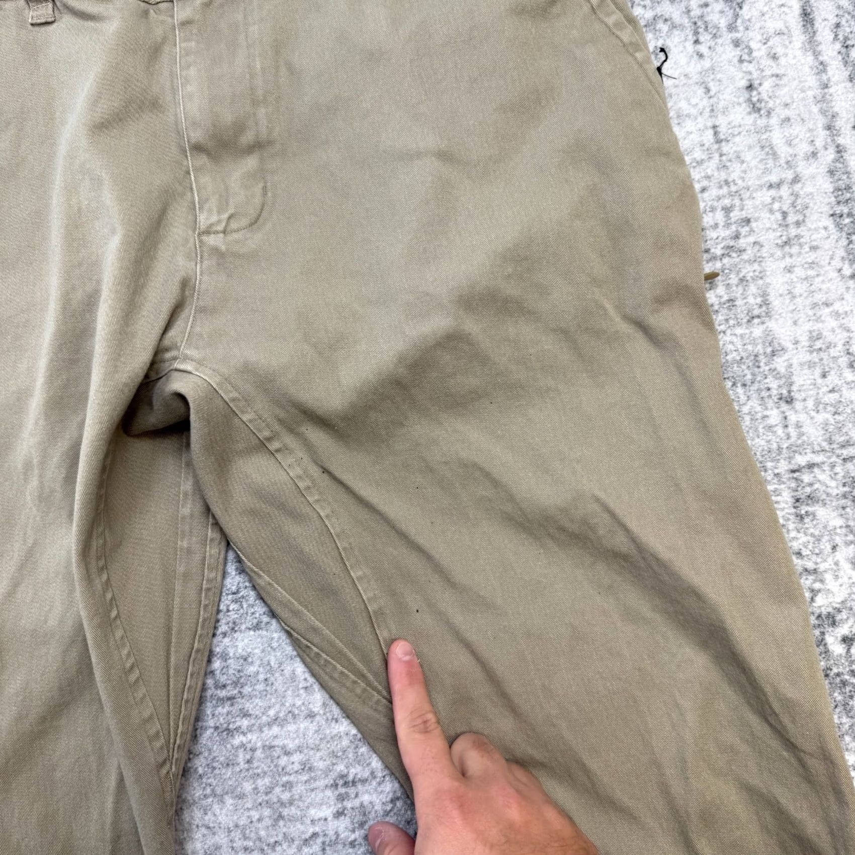 Nike Nike SB Chino Pants Mens 34 Khaki Stretch Twill Flat Front Regular Inseam 29 Inseam Straight Pockets Button Zip pants Size US 34 / EU 50 - 4 Thumbnail