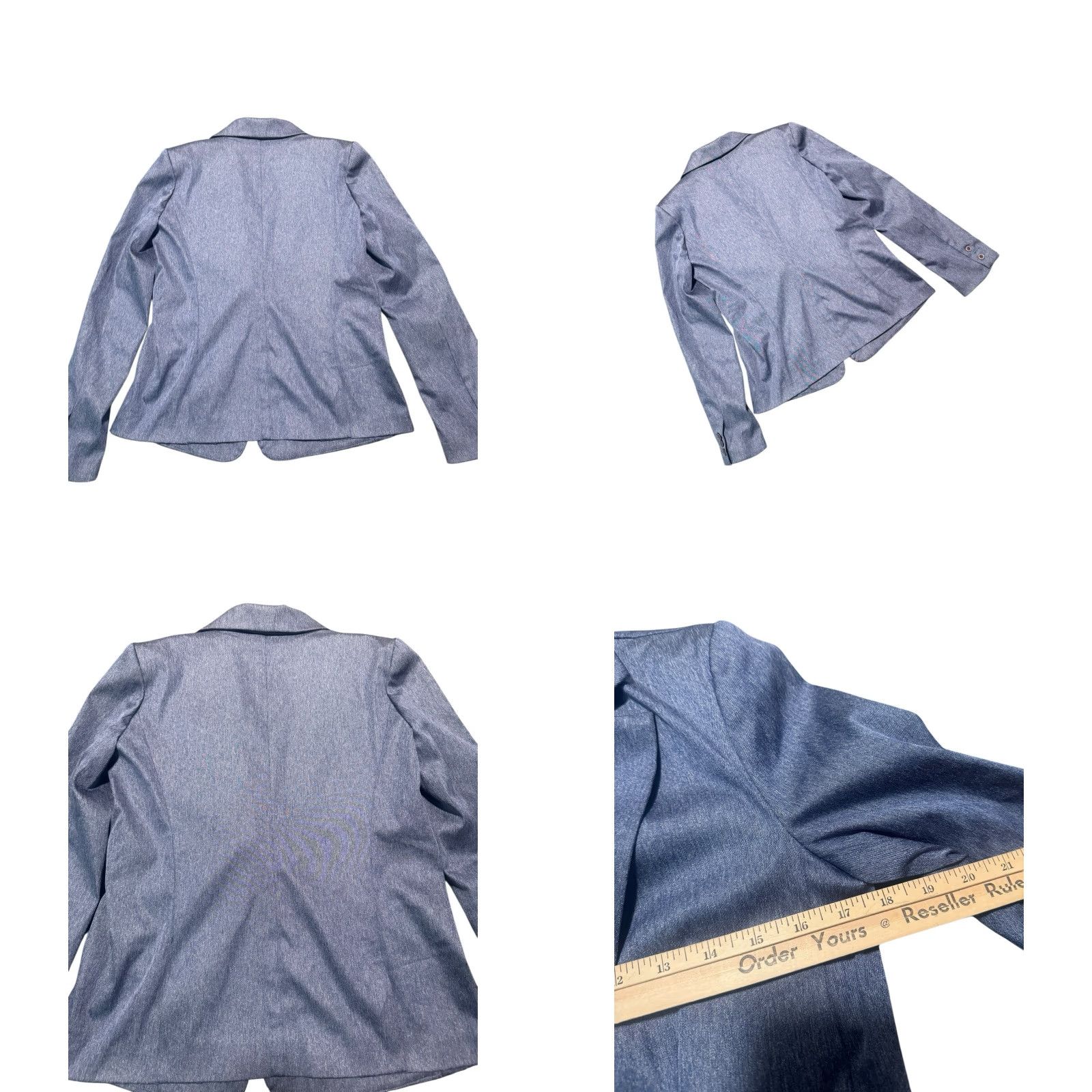 Alice + Olivia Alice + Olivia Light Blue Blazer Silk Lining Blazer Size Medium Women's Blazer Blazer Basic Jacket Lined Spring Fall Regular Size M / US 6-8 / IT 42-44 - 8 Thumbnail