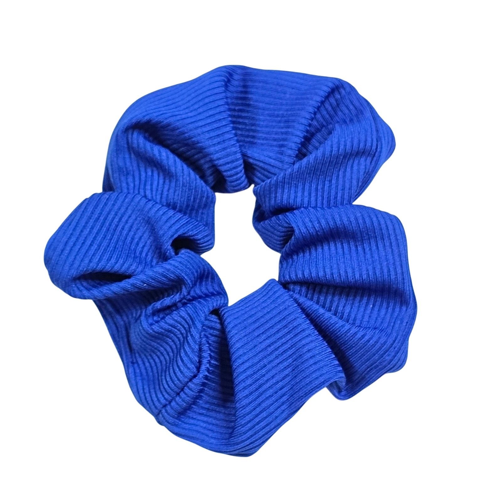 Other Blue Scrunchie Tie Hair Band Elastic Stretch Handmade SB28 Size ONE SIZE - 1 Thumbnail