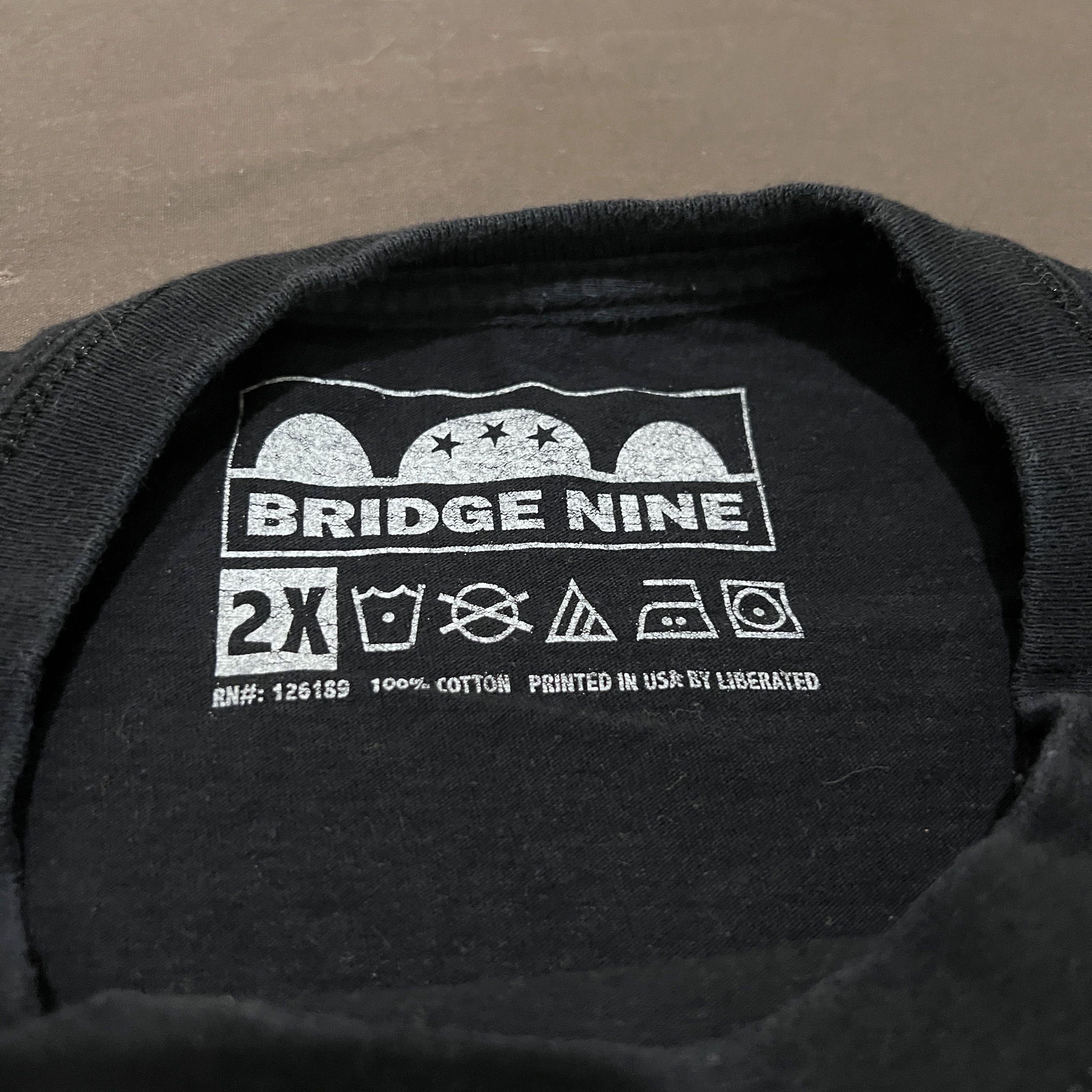 Band Tees H2O X Bridge Nine Hardcore Punk Promo Tee 2XL Size US XXL / EU 58 / 5 - 3 Thumbnail
