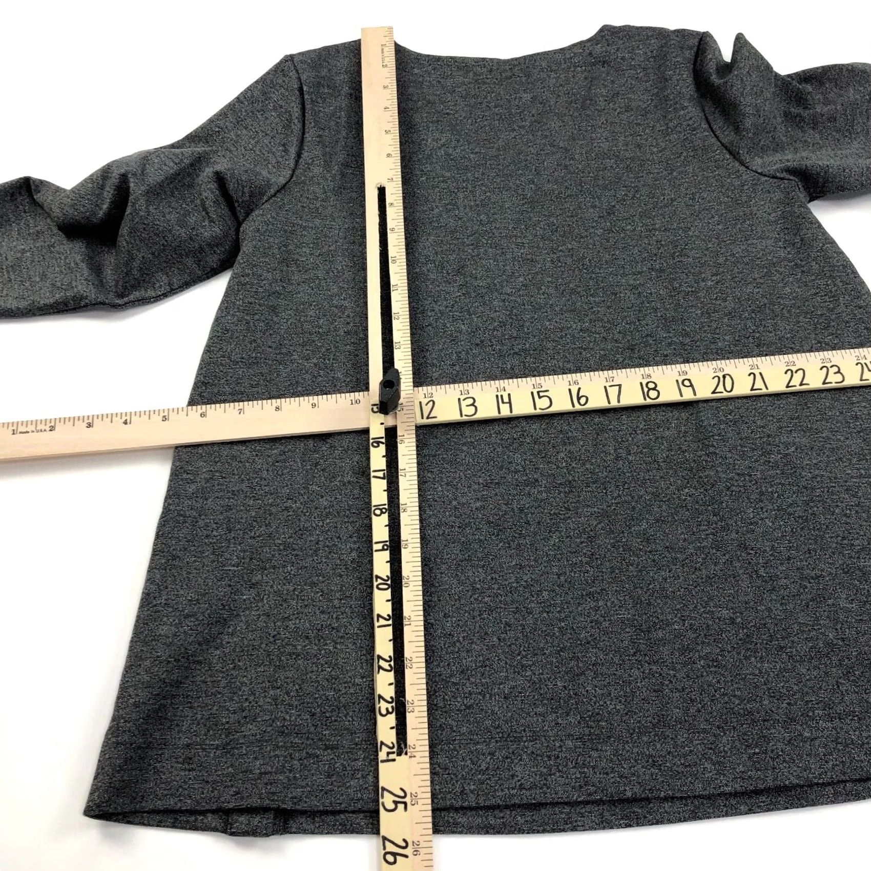 J. Jill J.Jill Gray Rayon Pullover Long Sleeve Collection Top Blouse Small Size S / US 4 / IT 40 - 4 Thumbnail